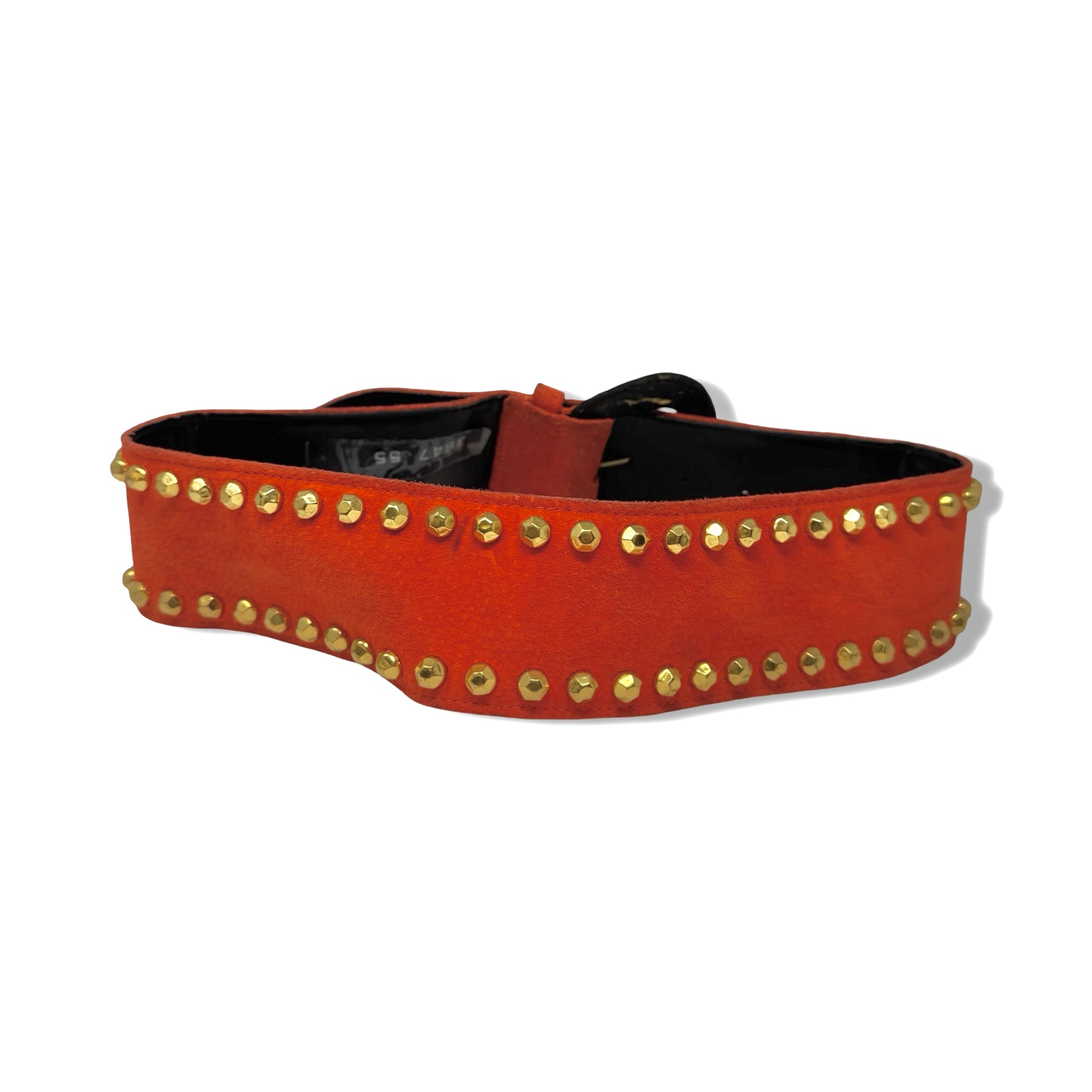 Vintage R.J. Graziano Textured Stud Suede Belt