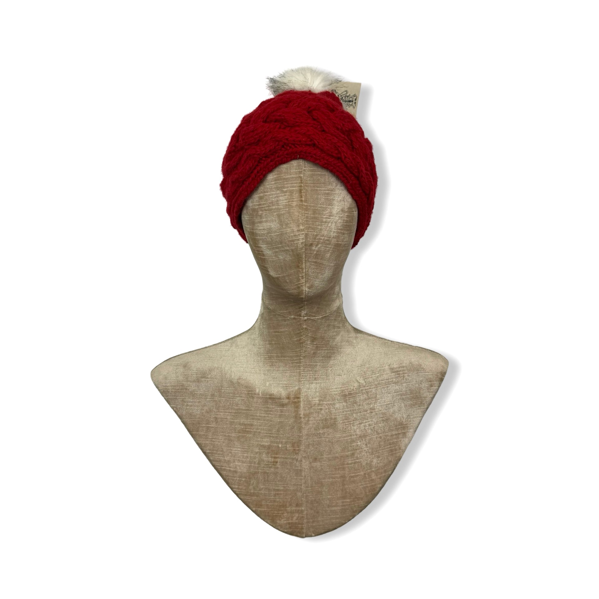 Nirvanna Designs Hand Knit Pom Pom Beanie