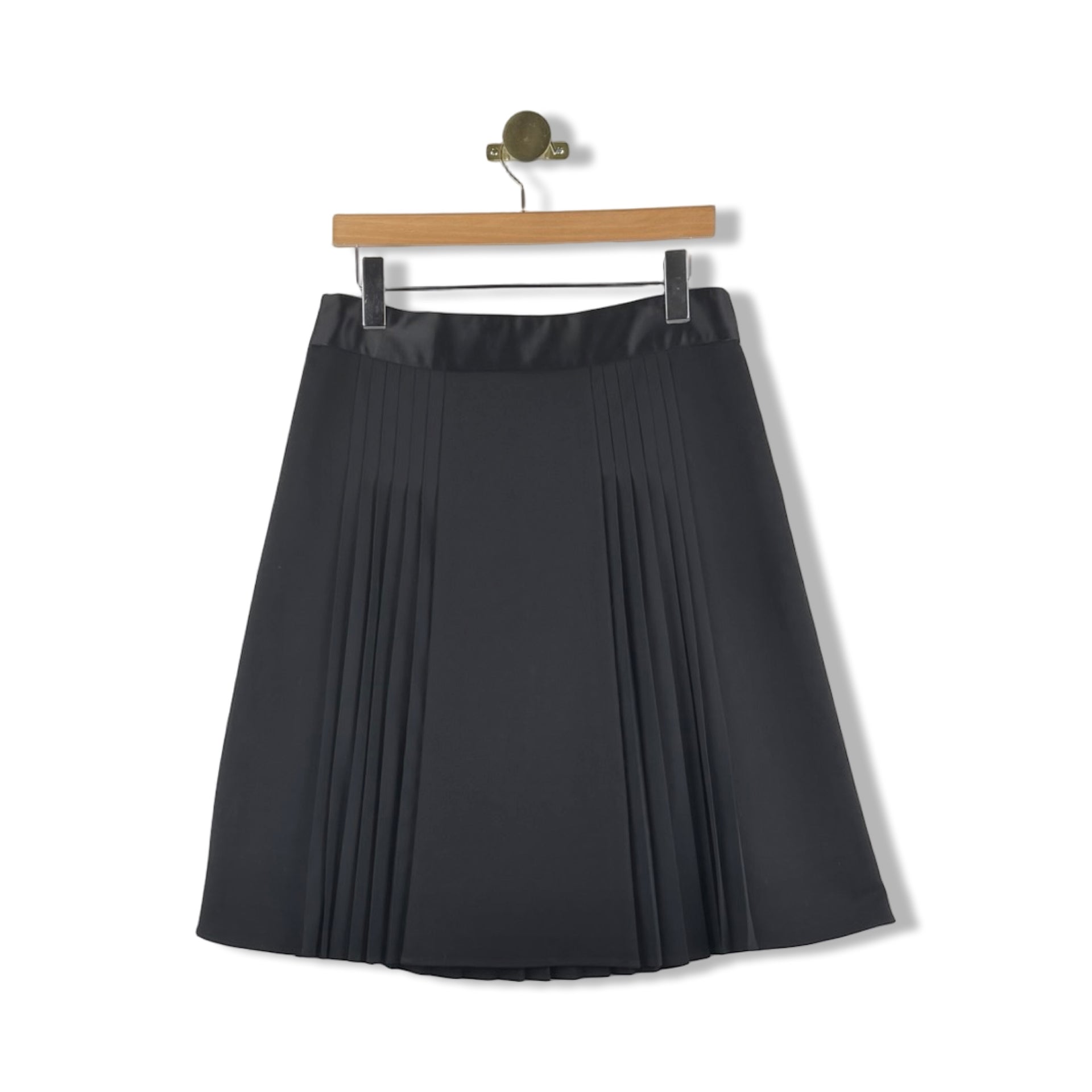 Theory Pleated Bow Skirt