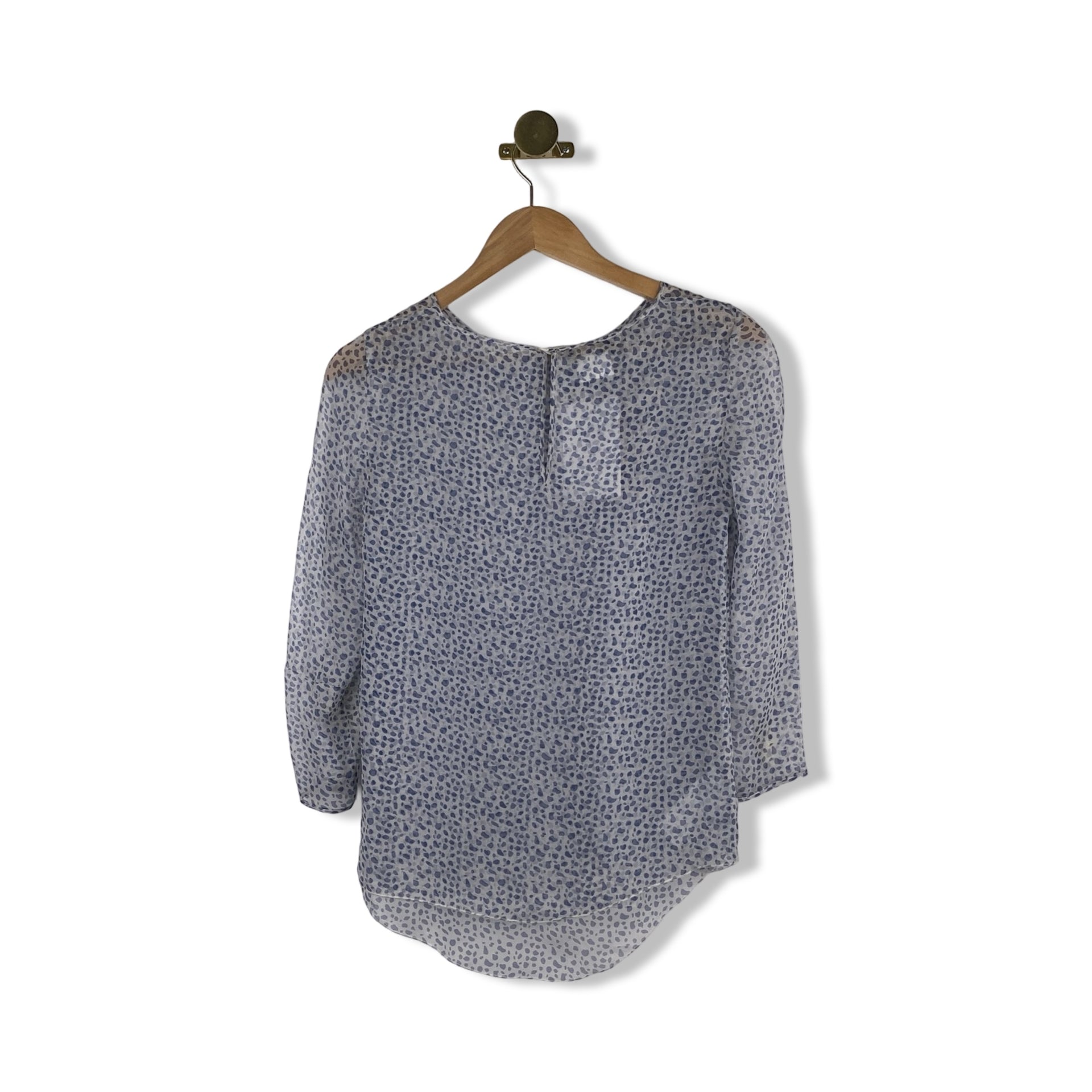 Les Copains Sheer Silk Blouse