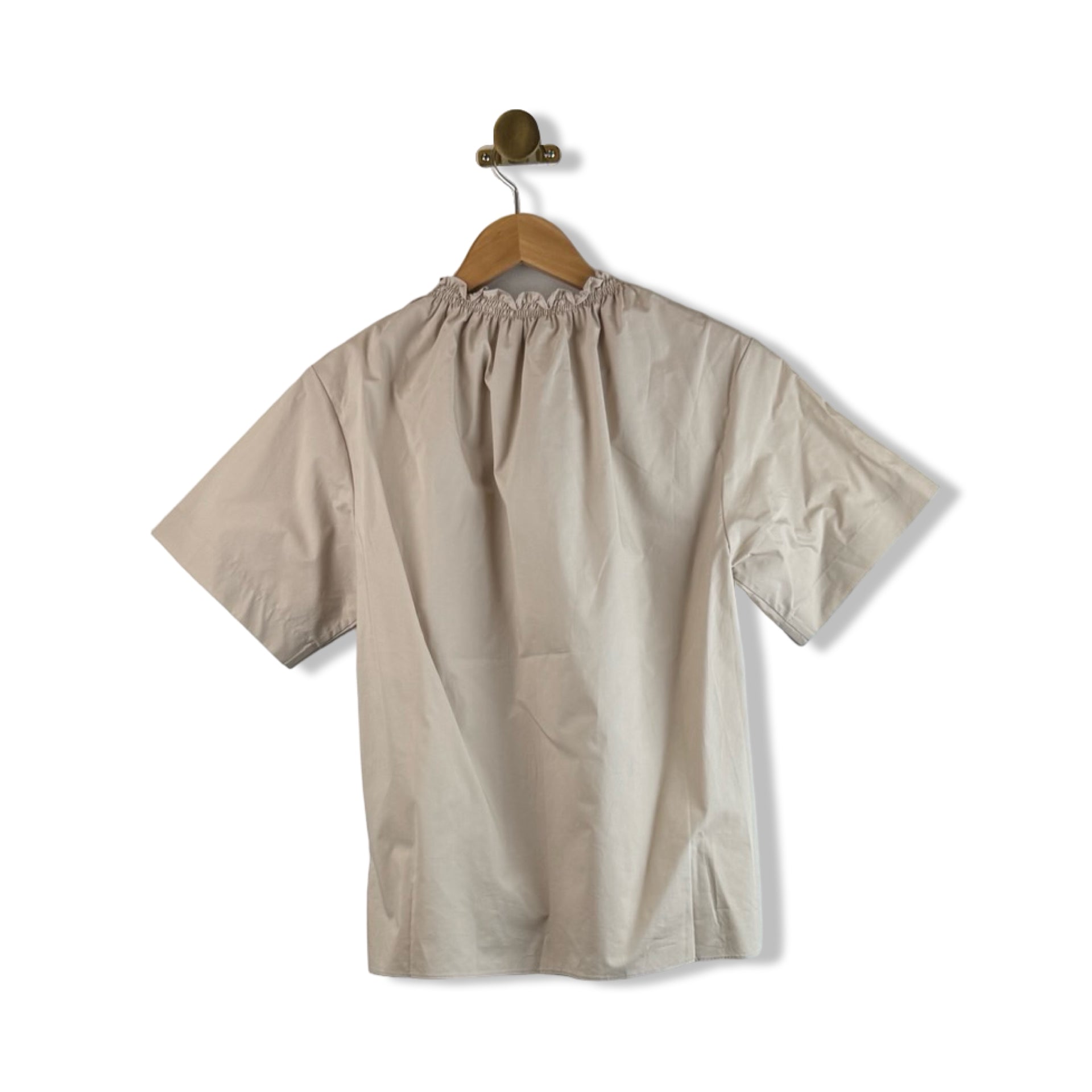 Thakoon Smocked Neck Blouse