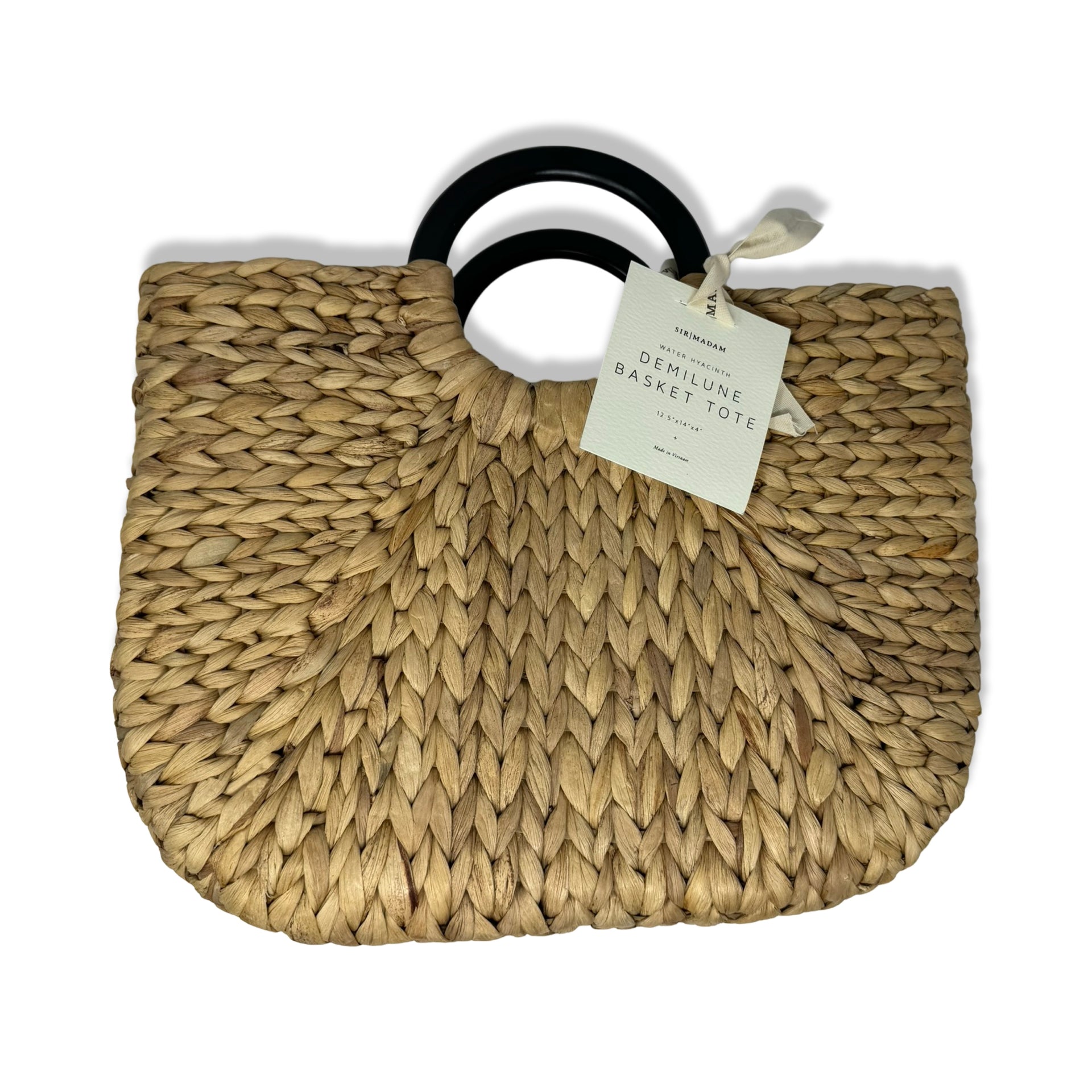 Sir/Madam Demilune Basket Tote