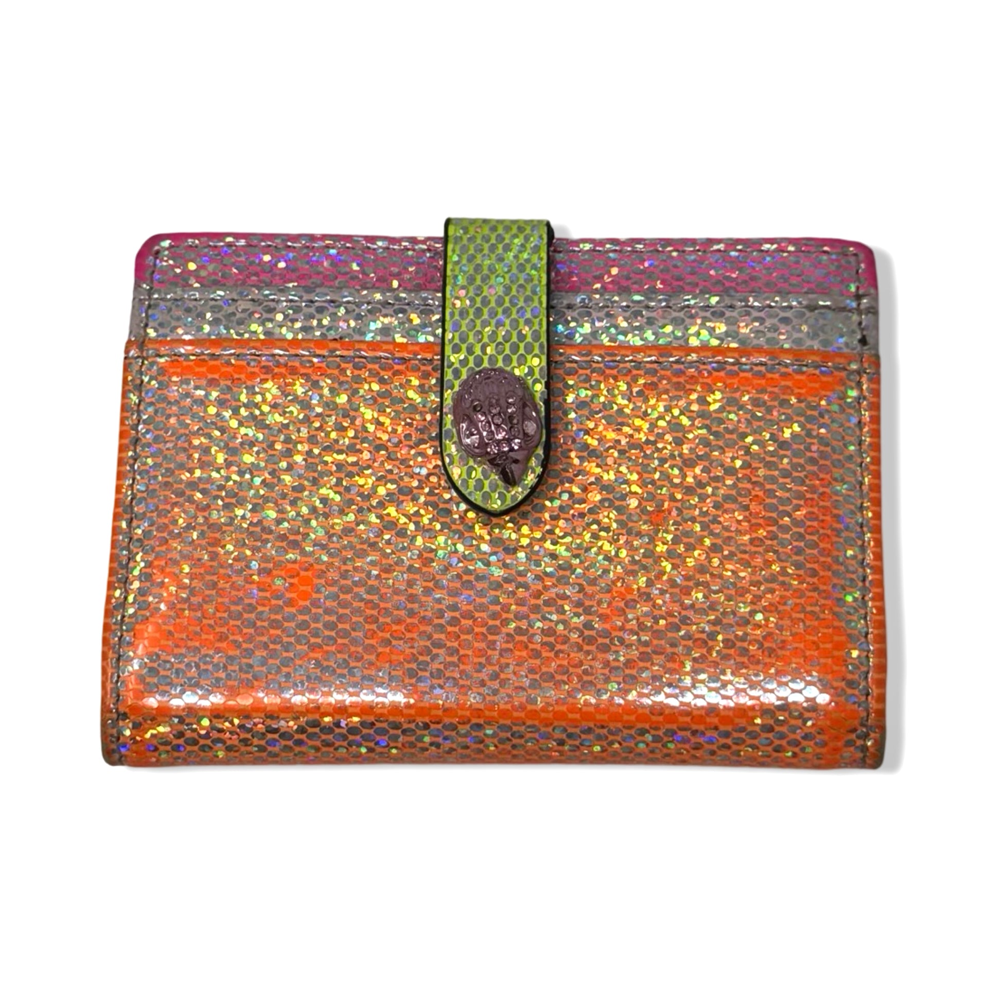 Kurt Geiger London Rainbow Metallic Card Holder Wallet