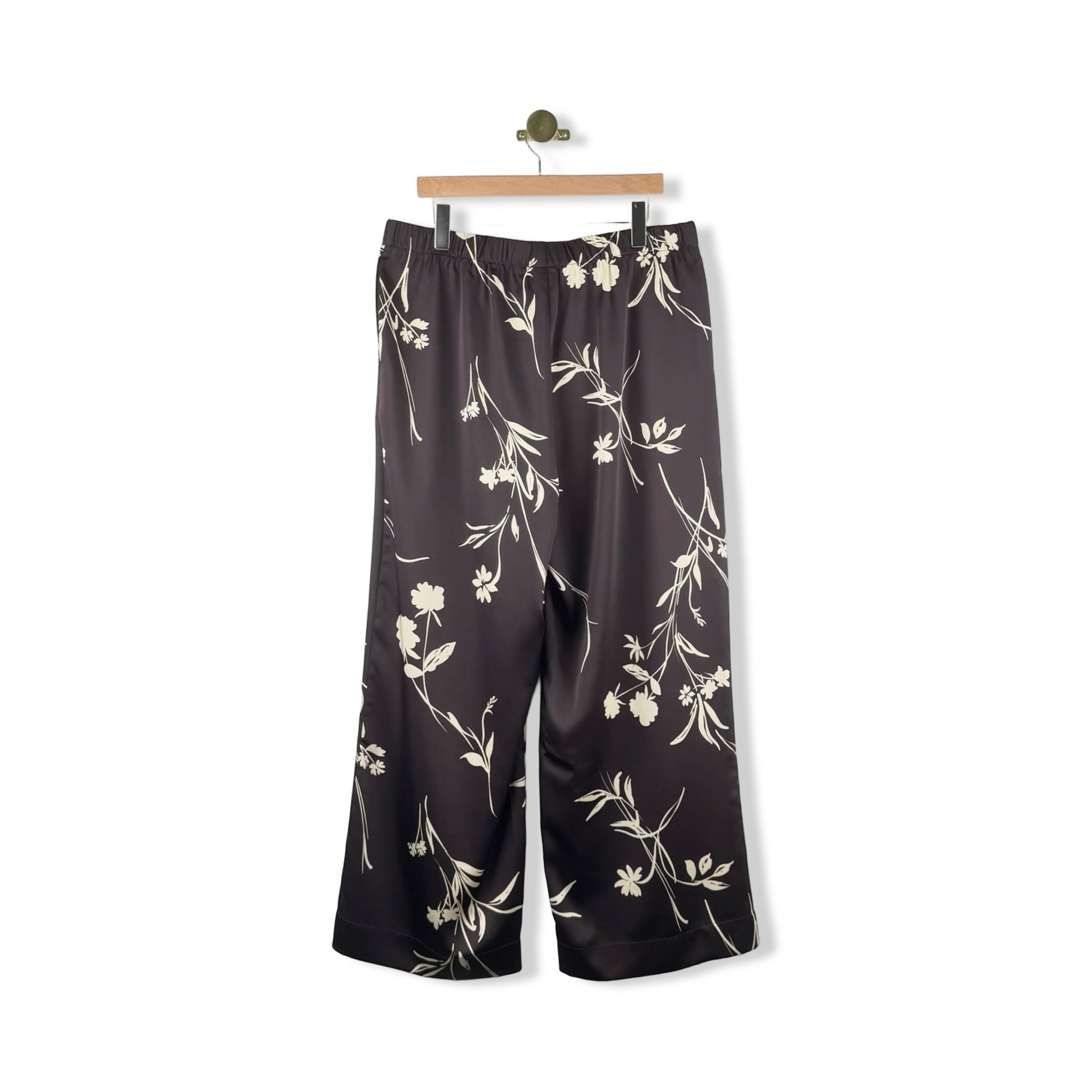 a . new day Floral Satin Pajama Pants