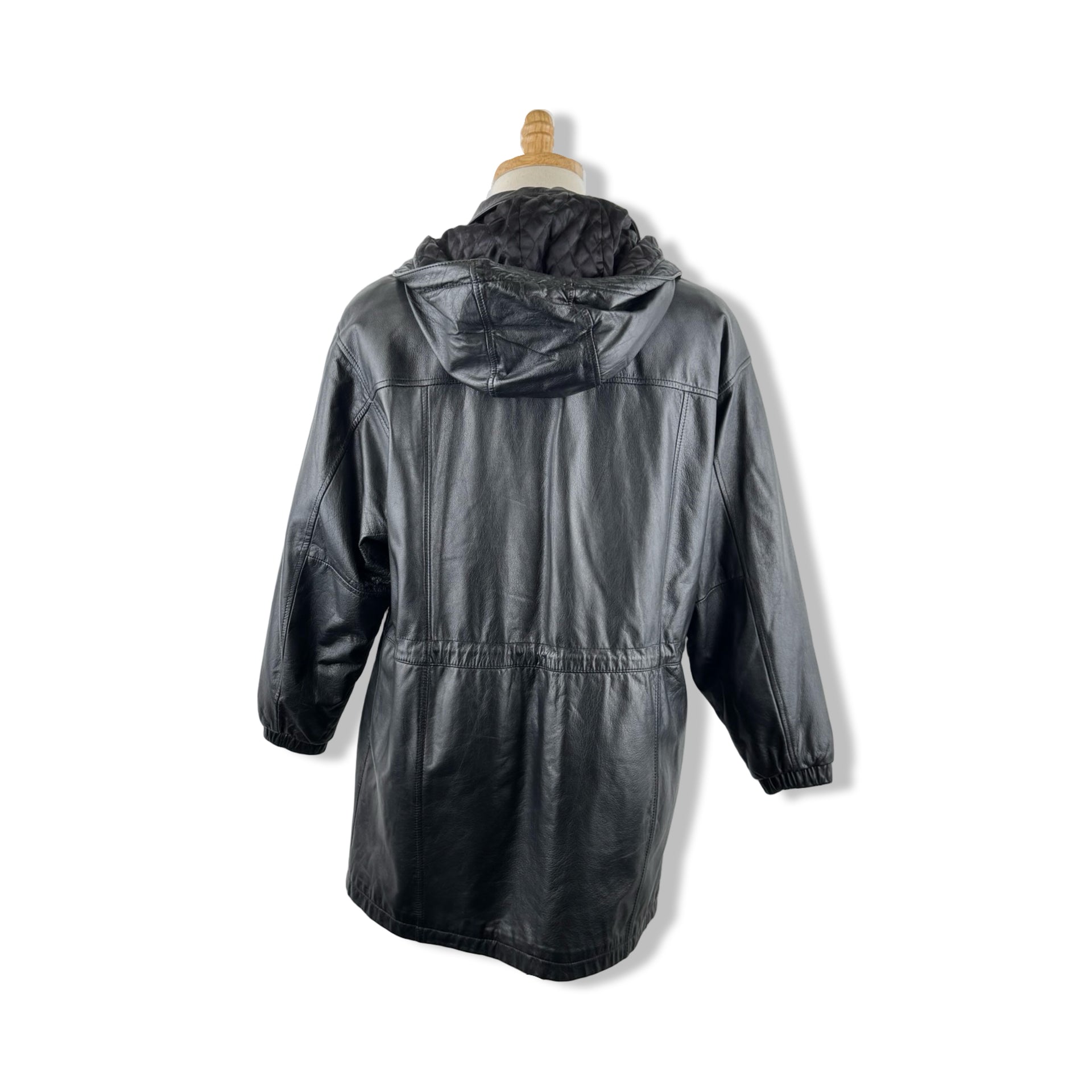 Wilsons Hooded Leather Jacket