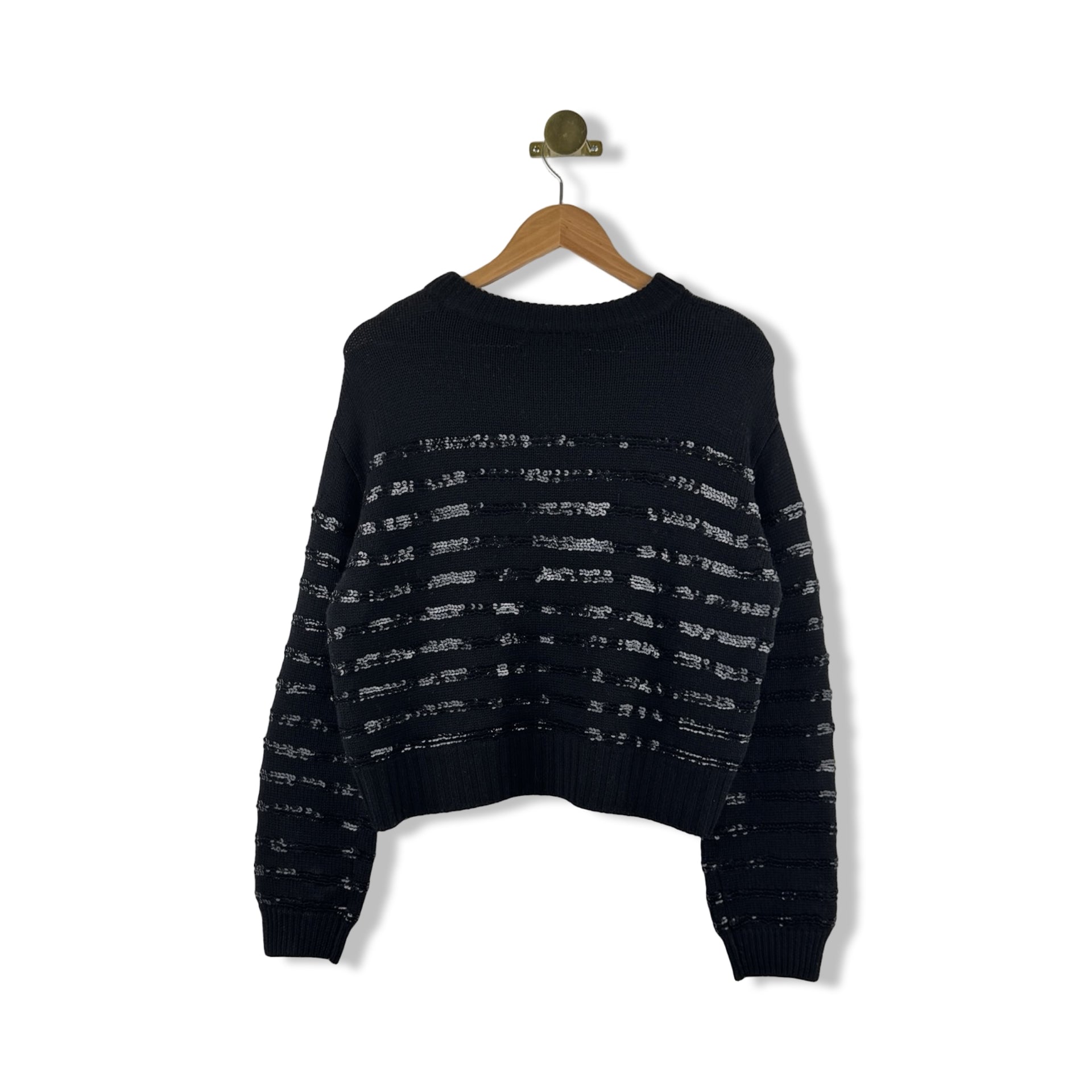 La Ligne Sequined Stripe Sweater