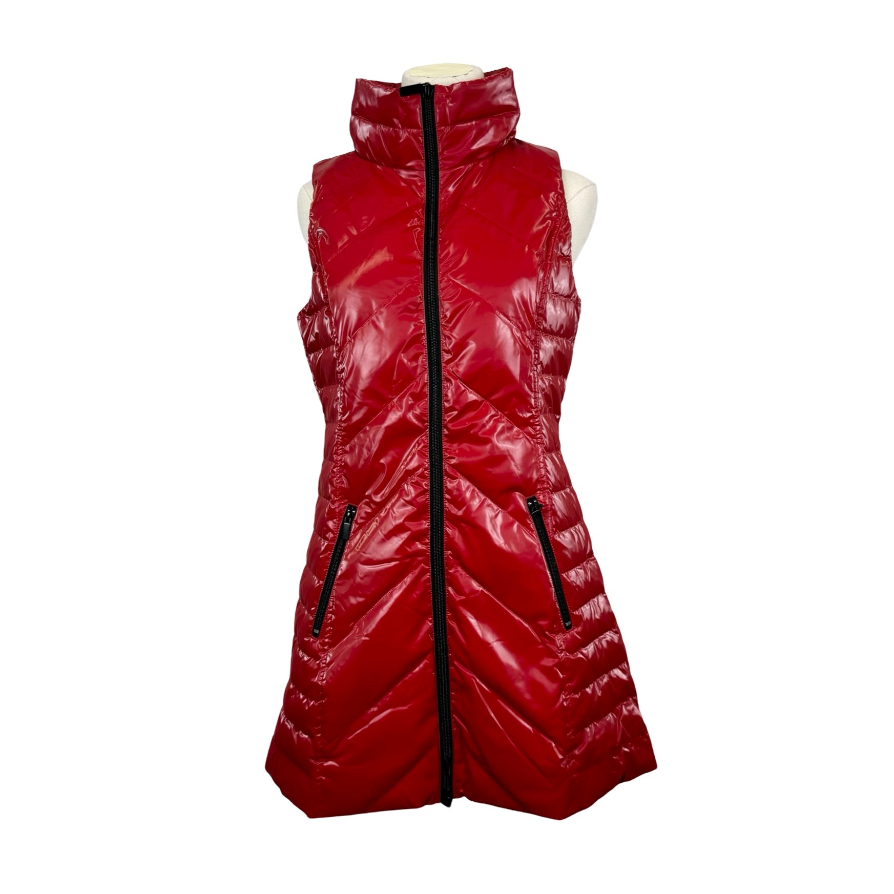 My Anorak Waxed Chevron Quilted Vest