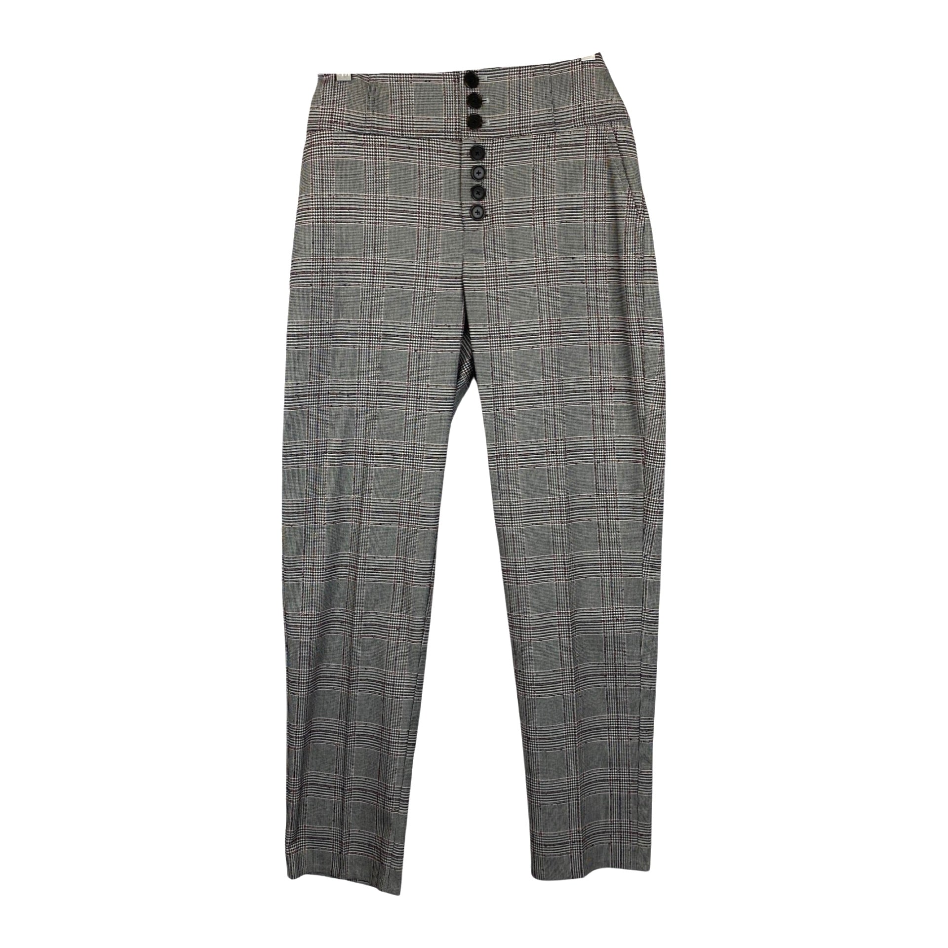 Joie Glen Plaid High Waist Trouser