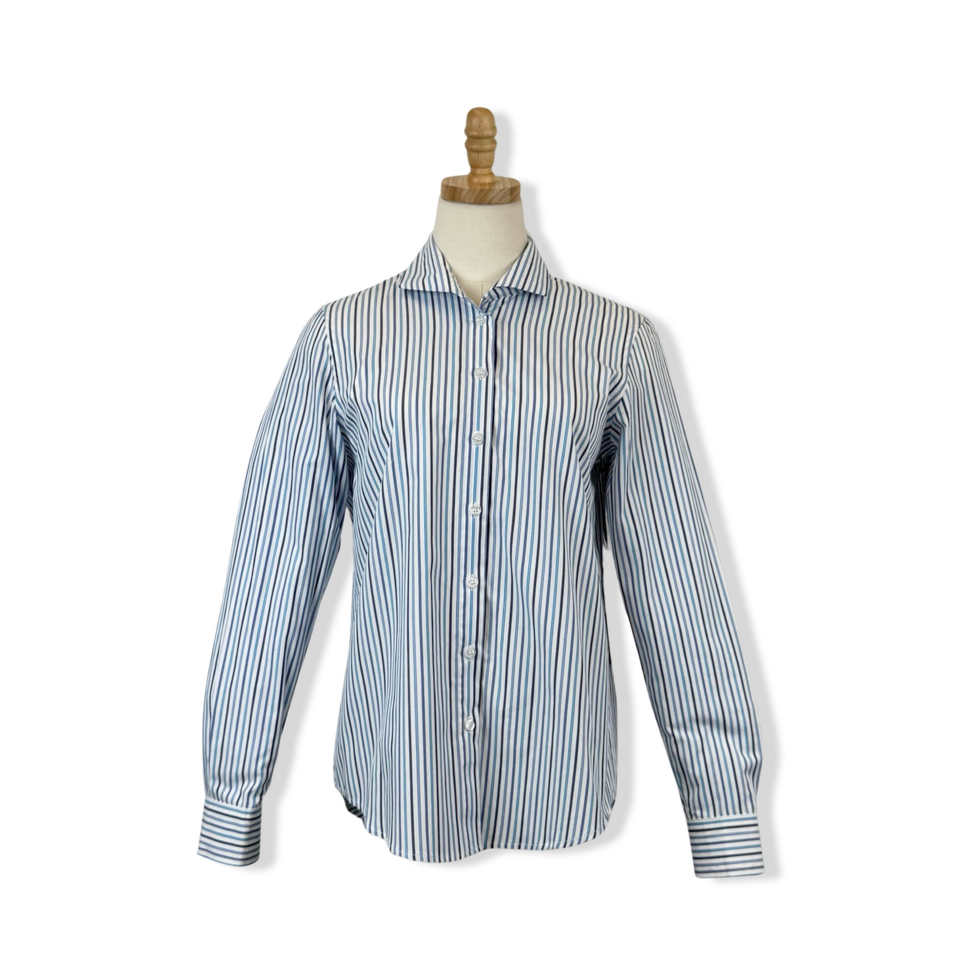 Kal Rieman Blue Box Pleat Ginna Button Down