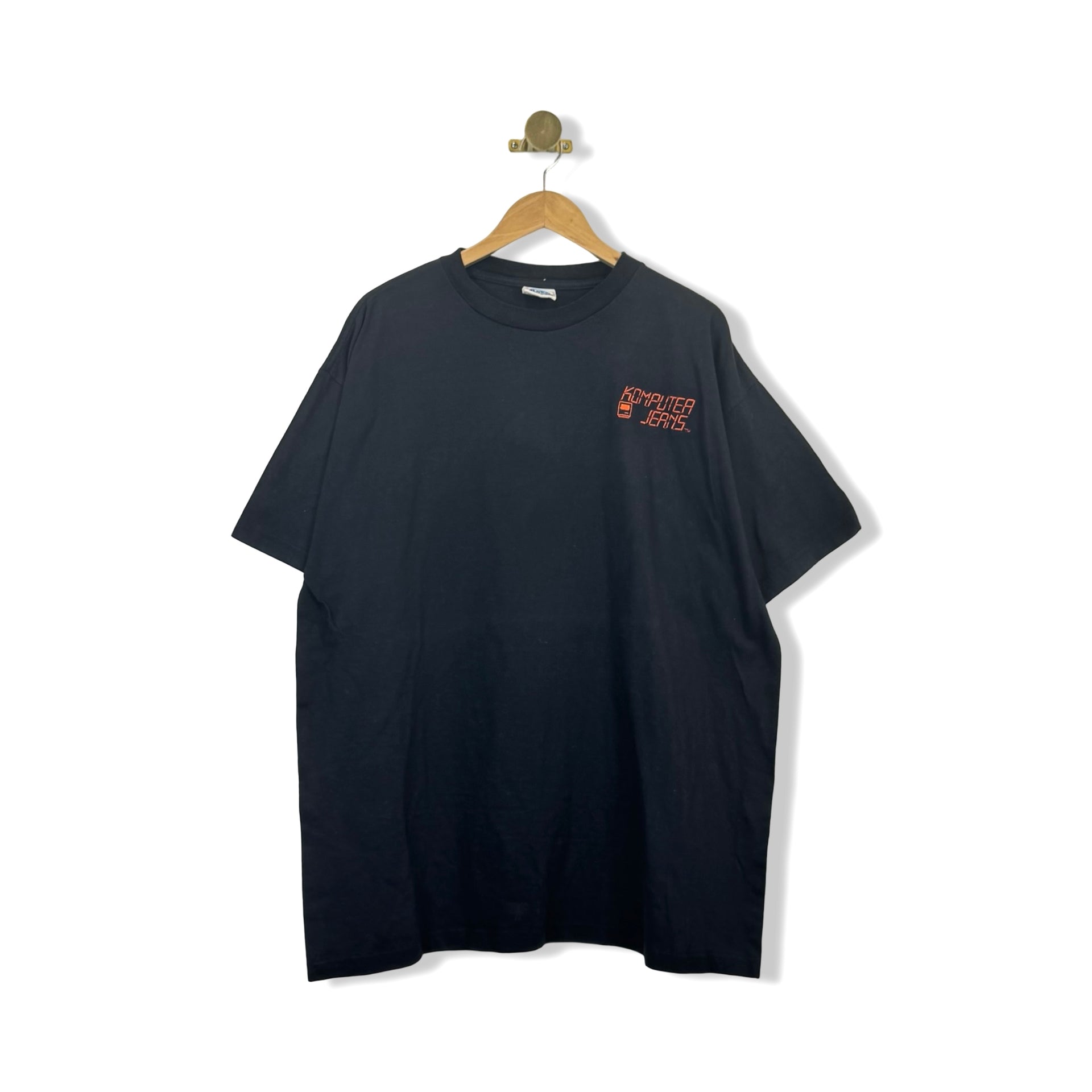 Vintage Global Basics Komputer Jeans T-Shirt