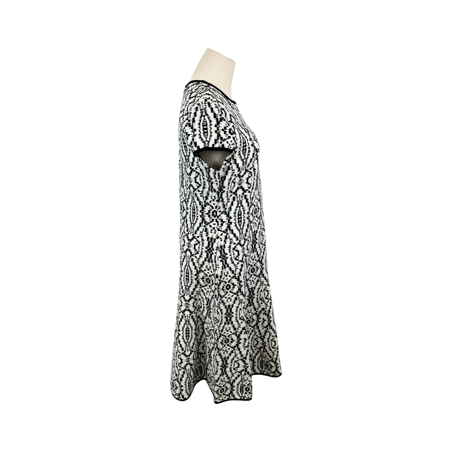 St. John Patterned Midi Dress