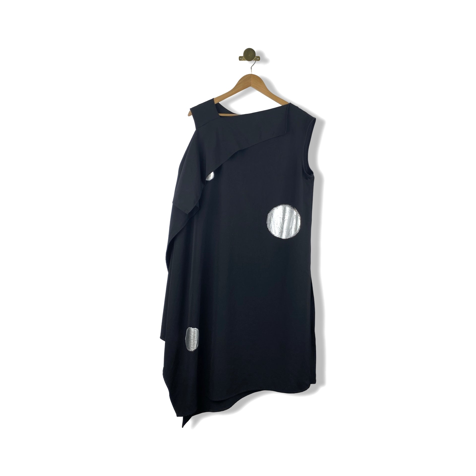 Yohji Yamamoto Painted Polka Dot Dress