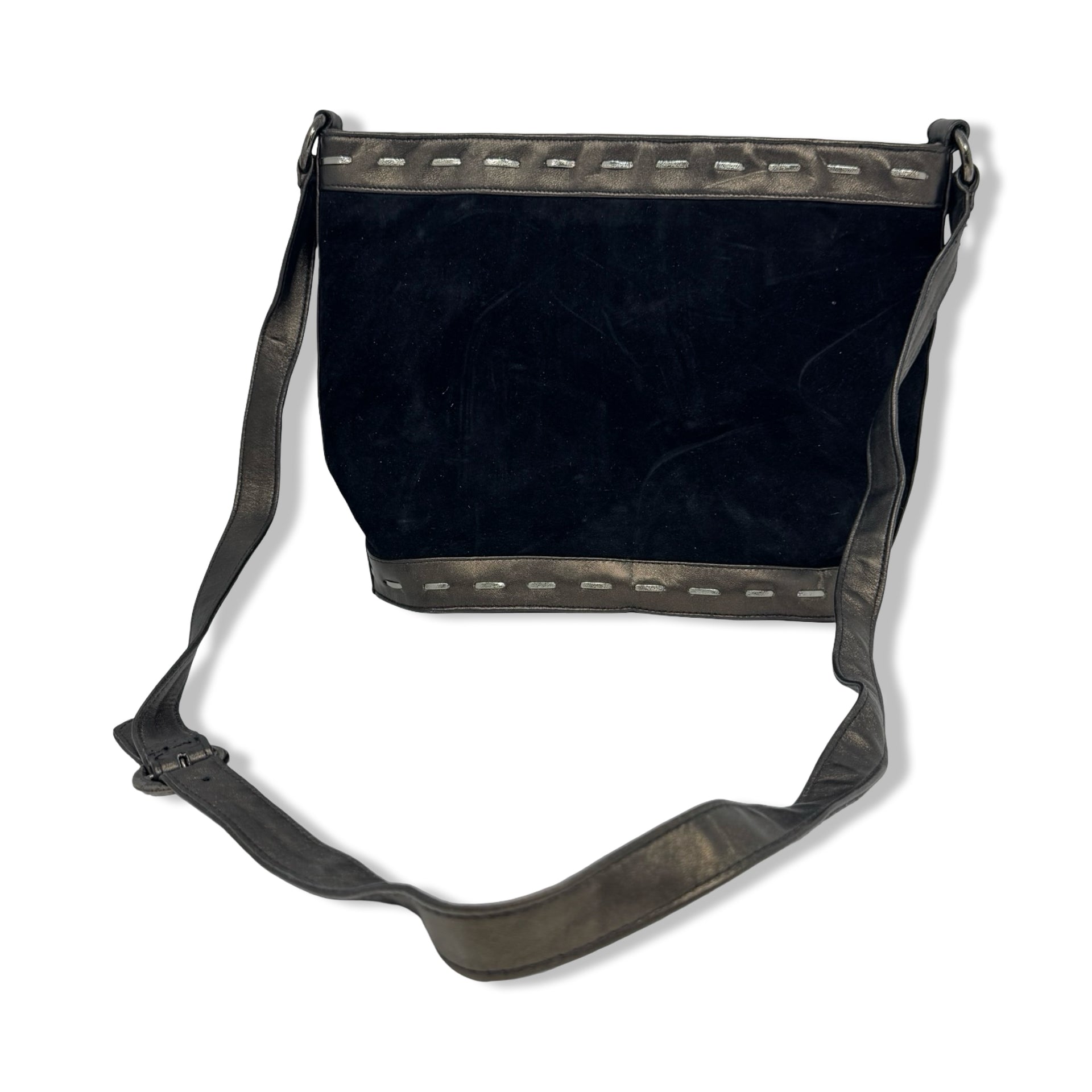 Vintage R.J. Graziano  Metallic Stitch Crossbody Bag