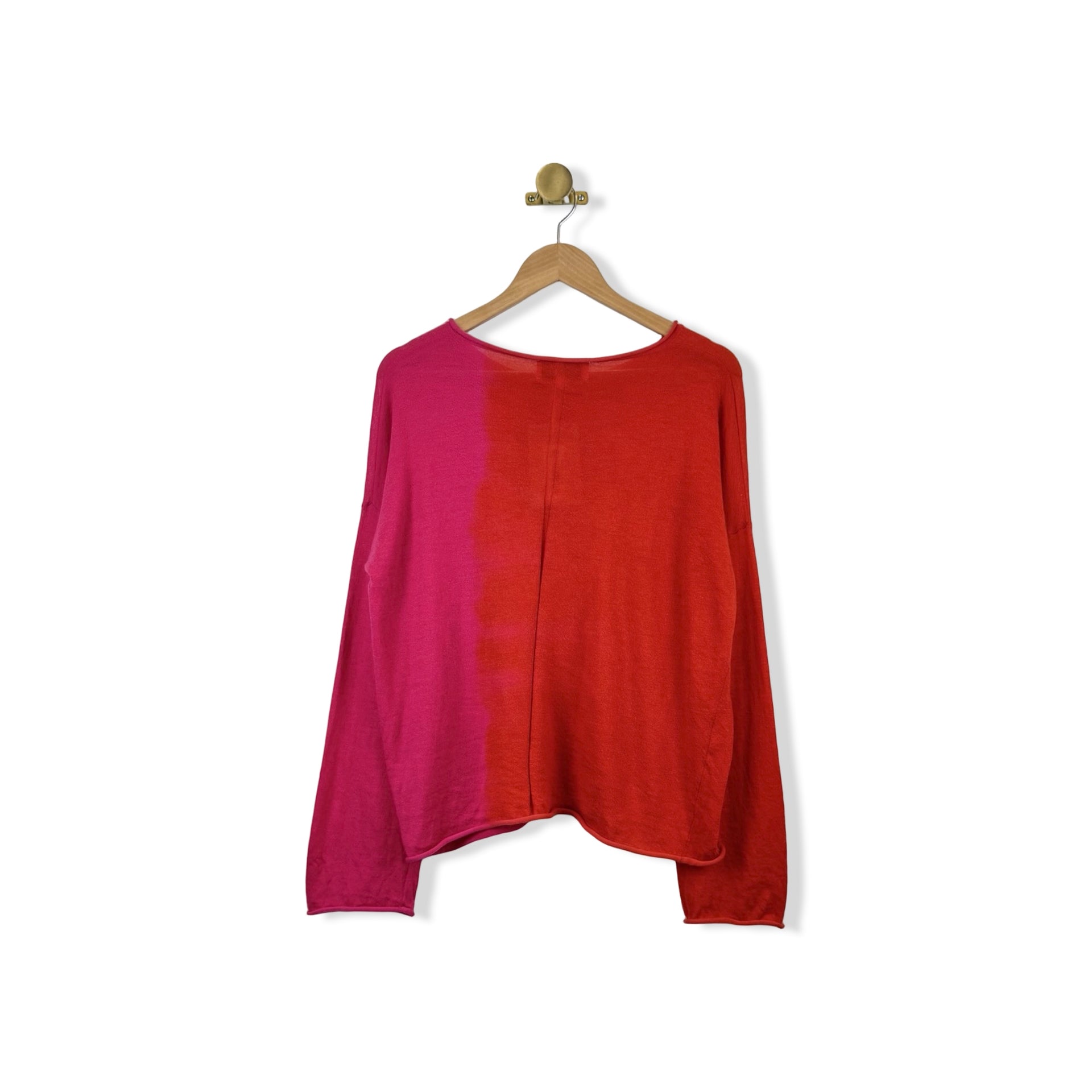 La Ligne Tie Dye Featherweight Roll Neck Sweater