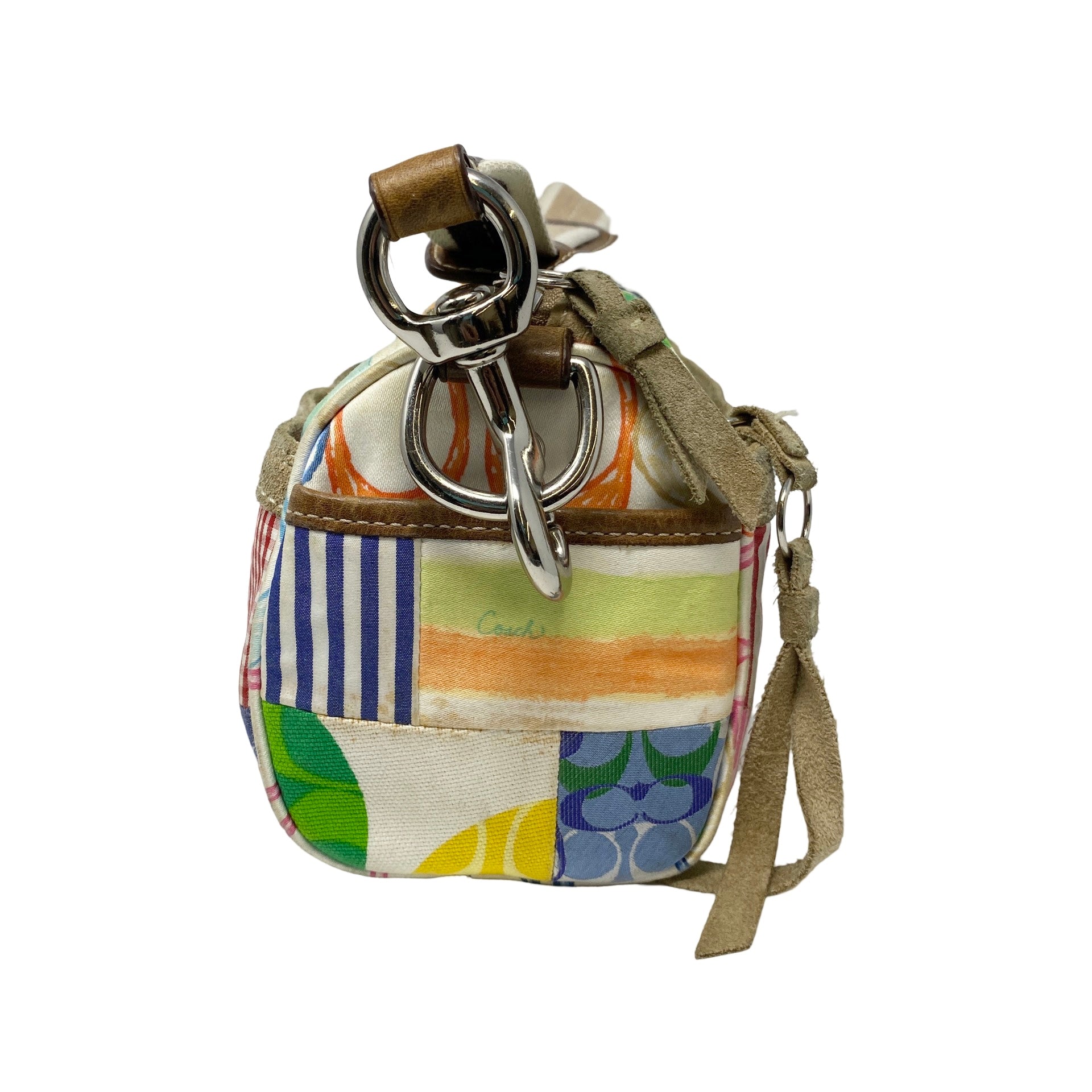 Coach Hamptons Patchwork Barrel Bag