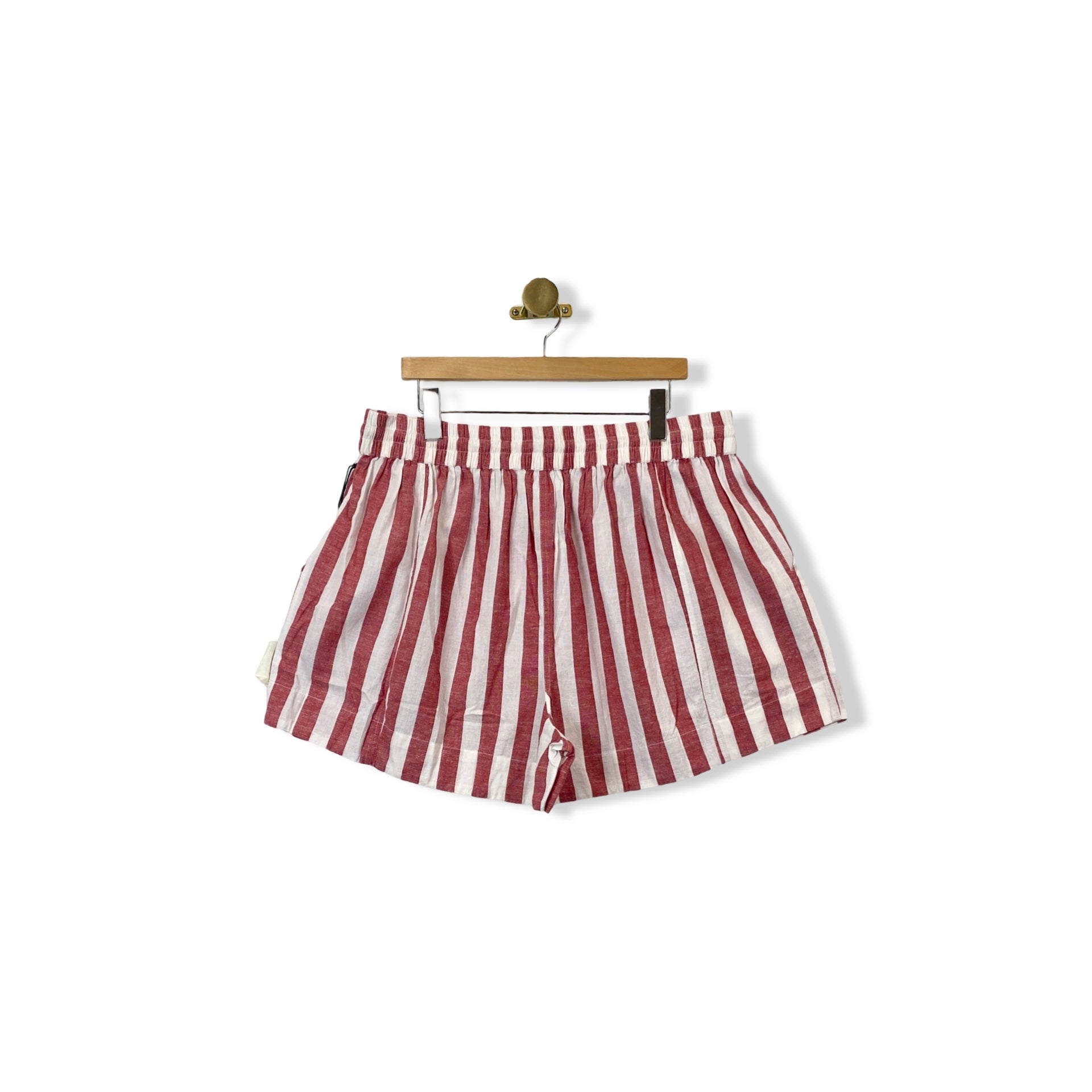 Apiece Apart Striped Drawstring Short