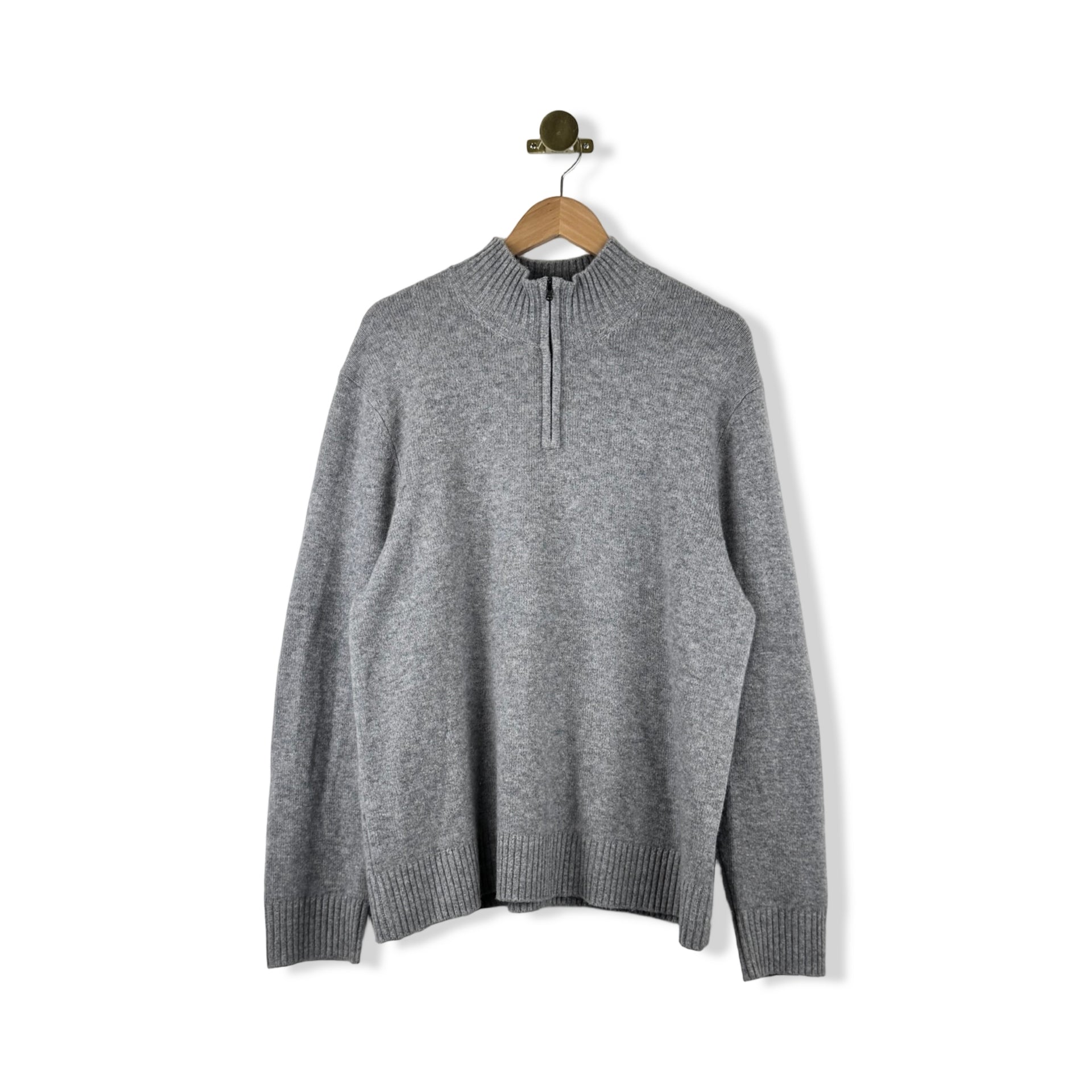 James Perse Quarter Zip Sweater