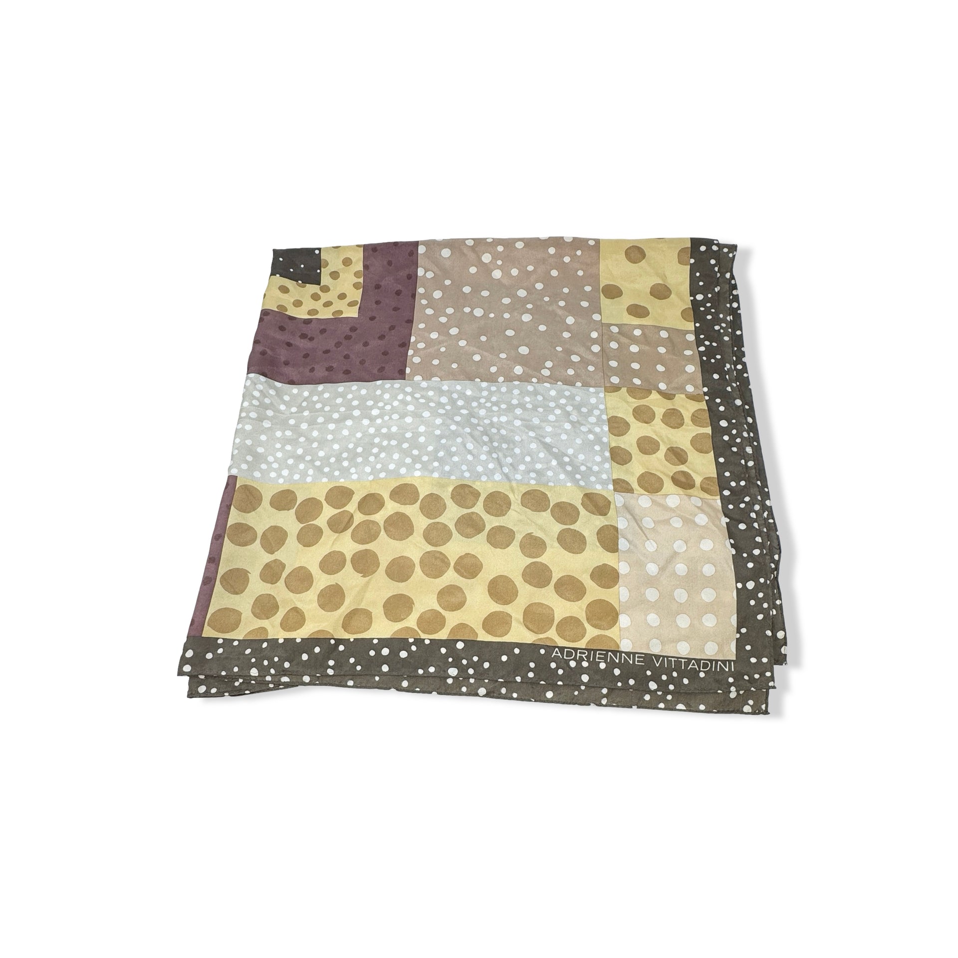 Silk Polka Dot Scarf