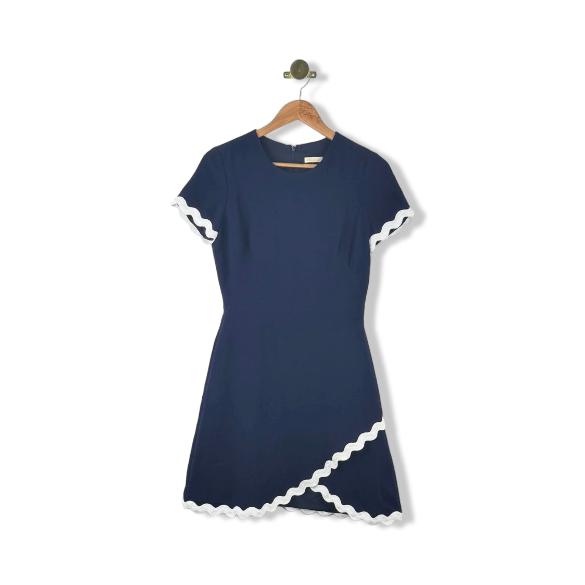 Shoshanna Contrast Trim Dress