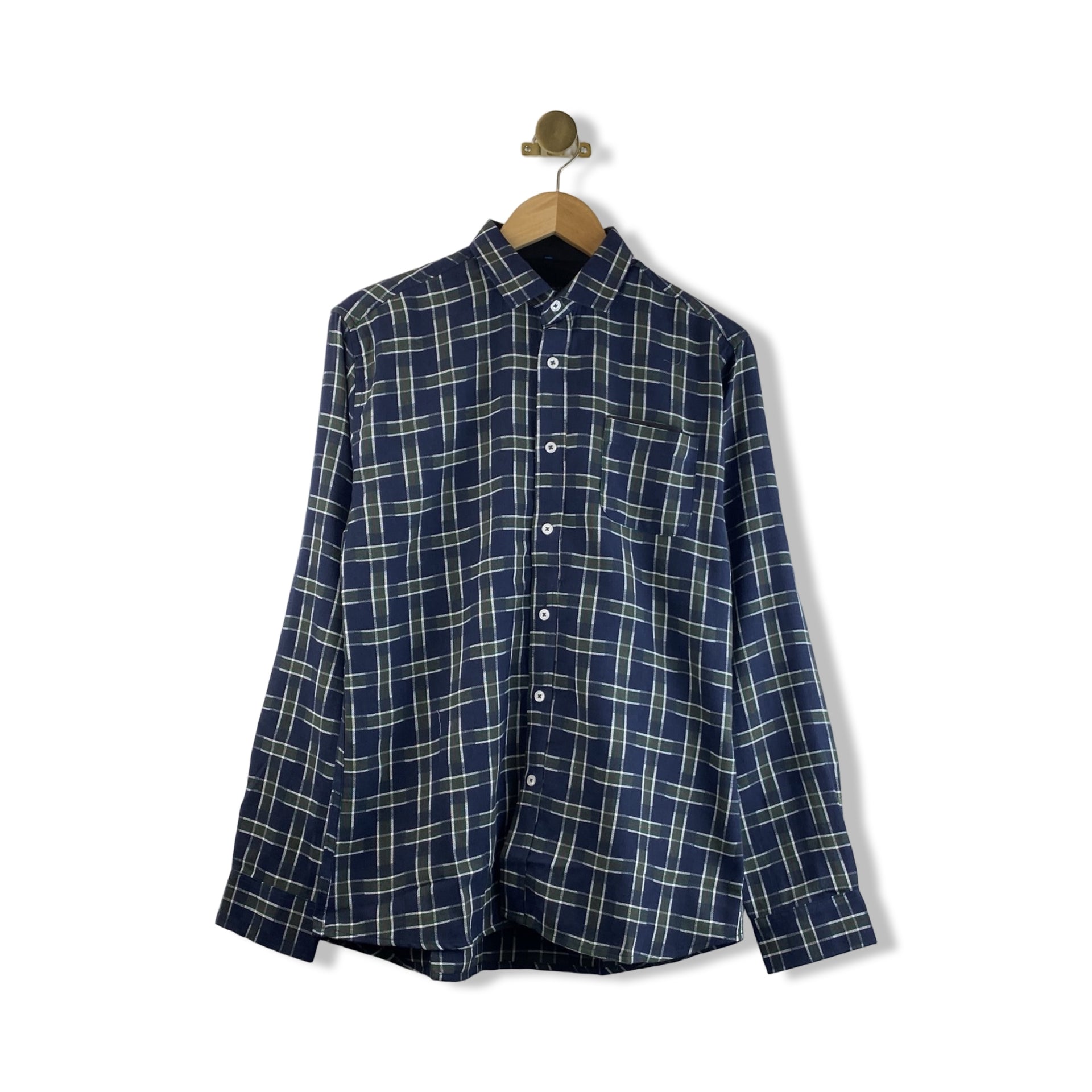 Impatient Wolves Breezy Plaid Button Down Shirt