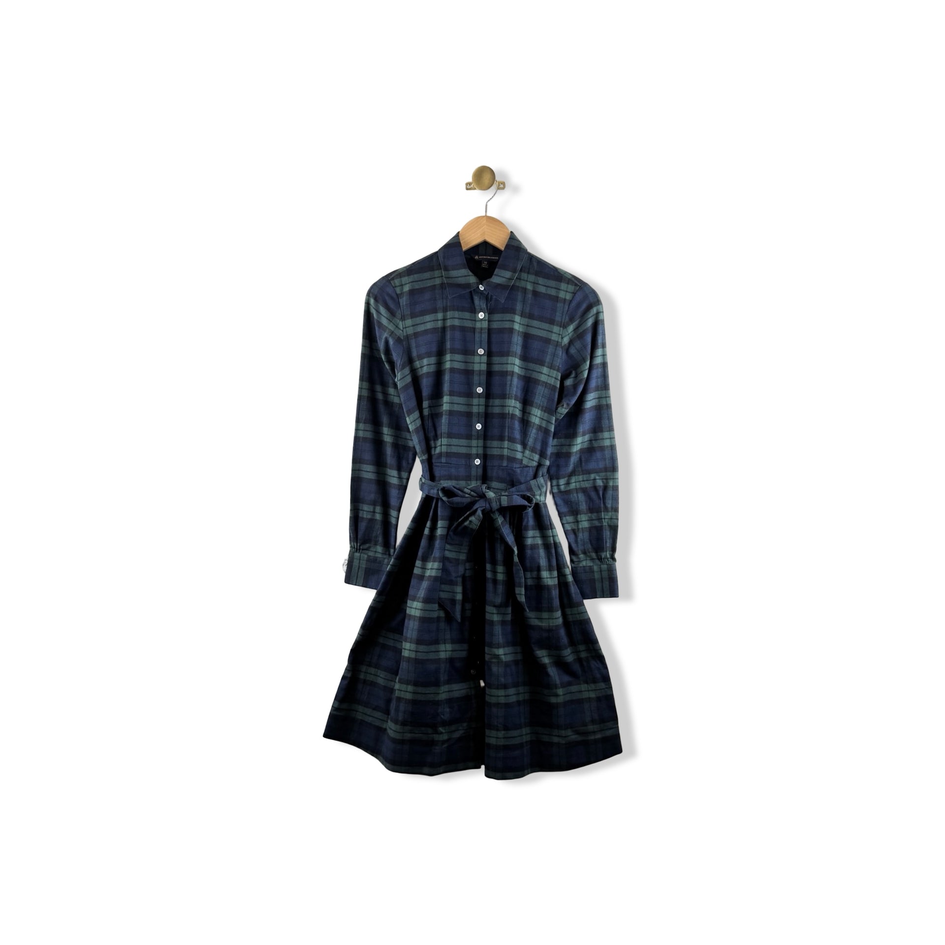 Brooks Brothers Flannel Button Down Dress