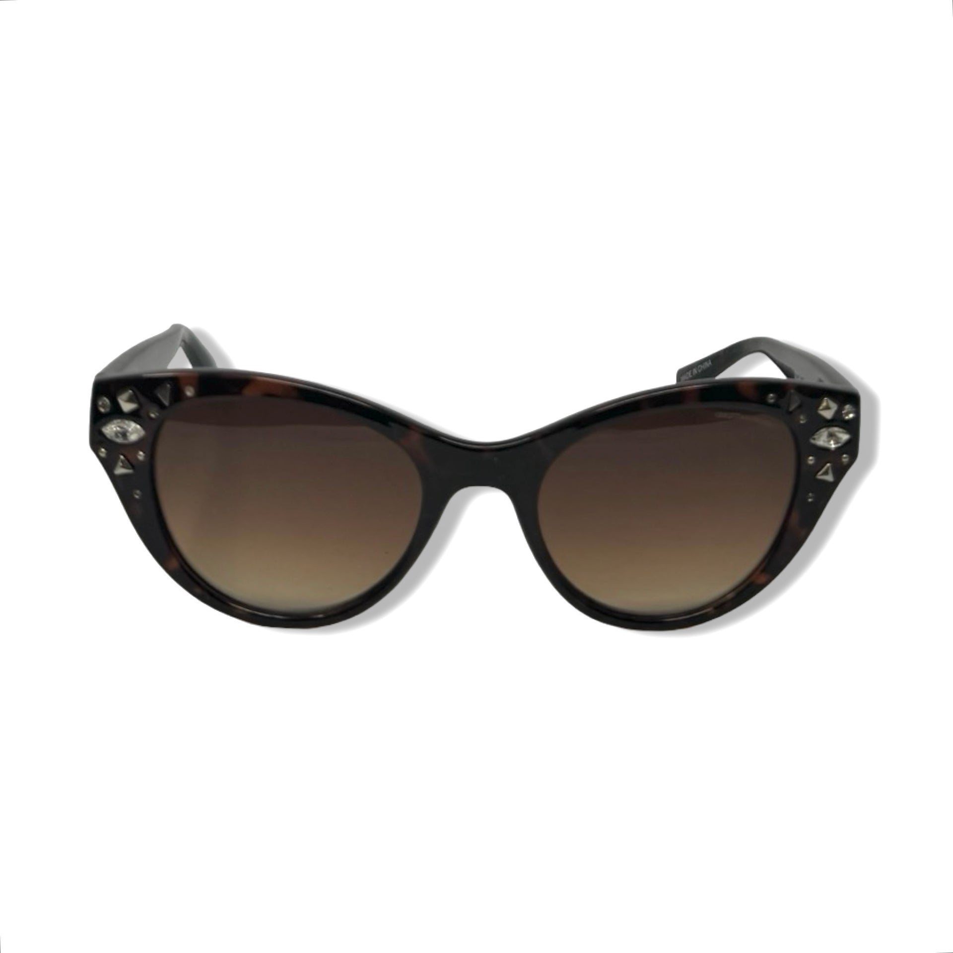 Christian Siriano Rhinestone Cateye Sunglasses