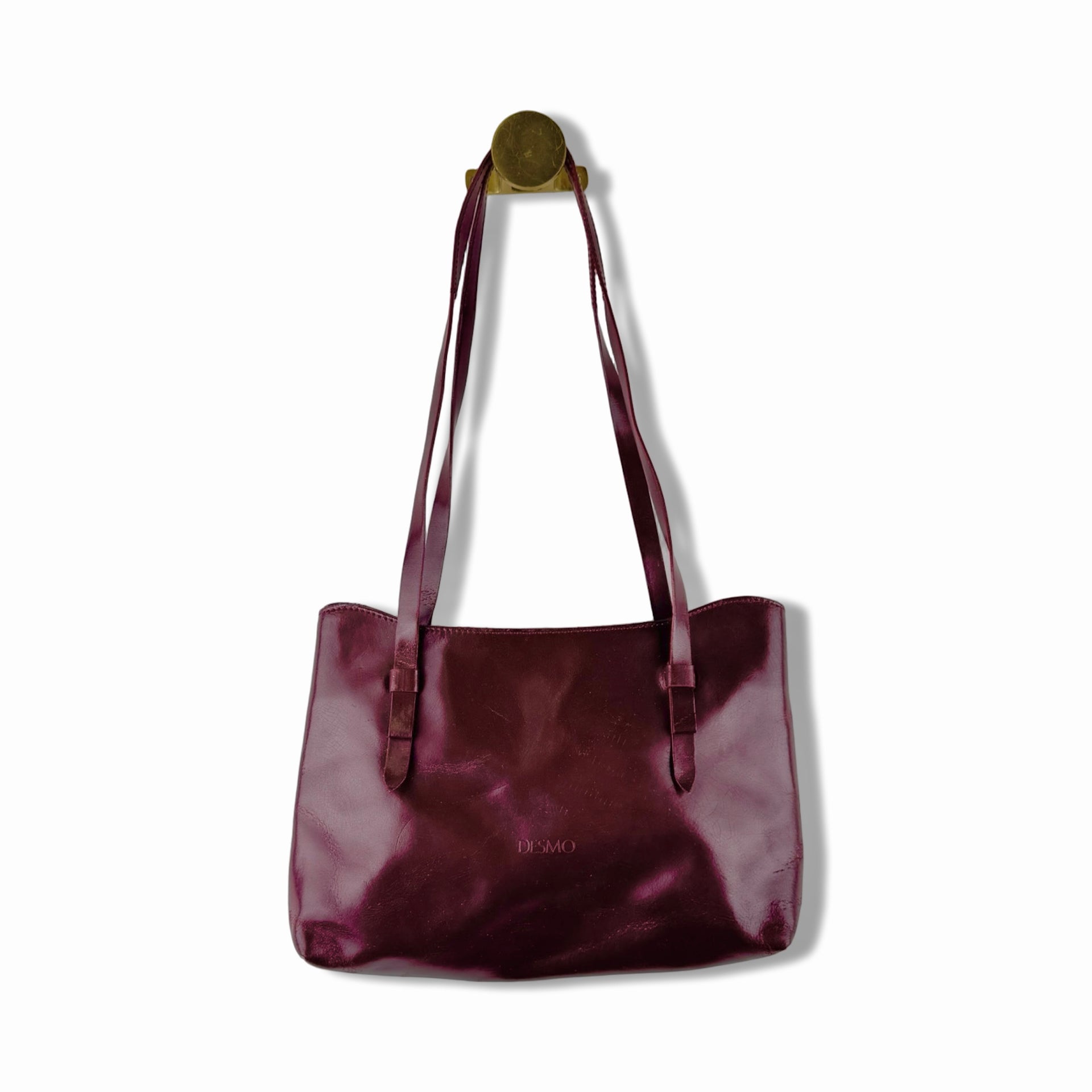 Desmo Patent Leather Handbag