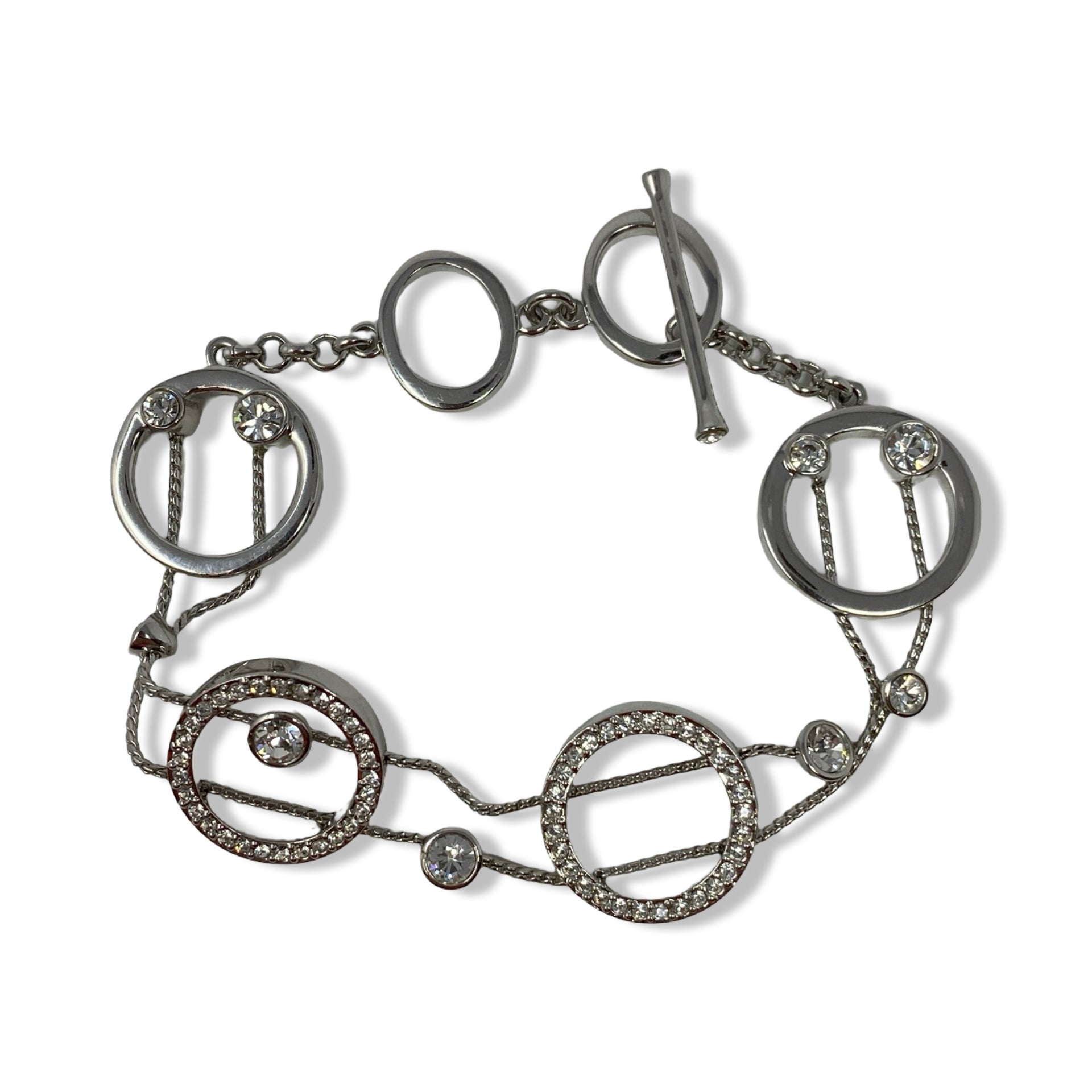 Swarovski Swan Signed Crystal Bracelet