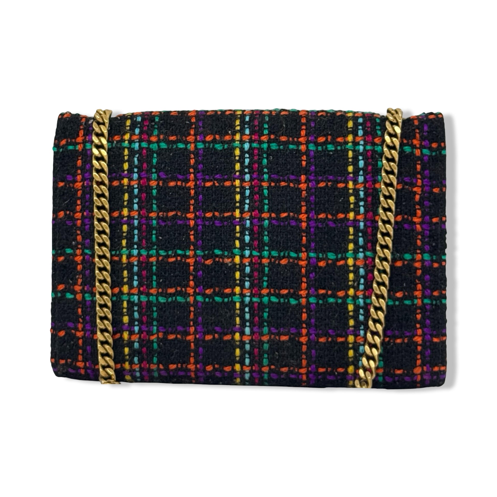 Saint Laurent Tweed Small Kate Bag