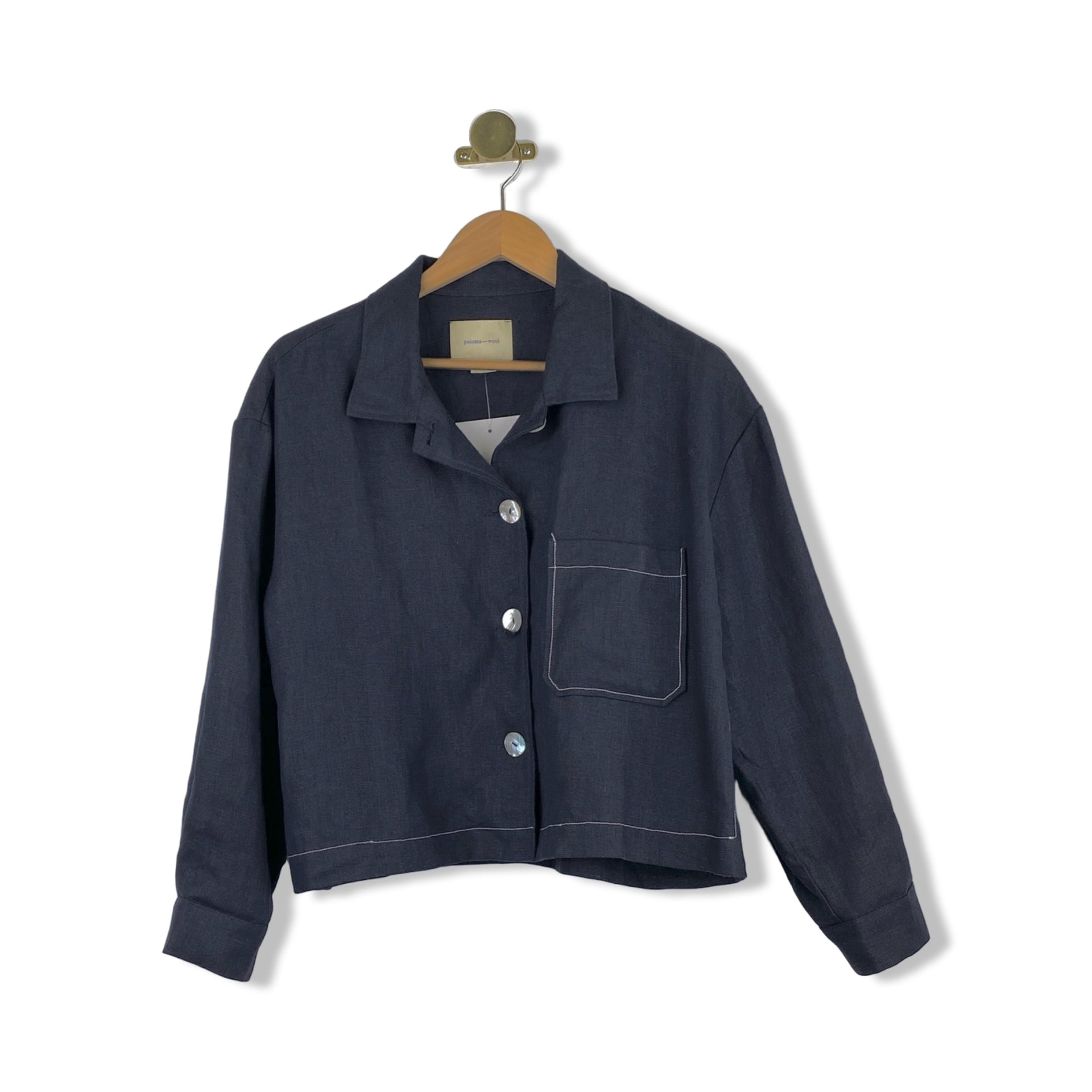 Paloma Wool Cropped Shacket