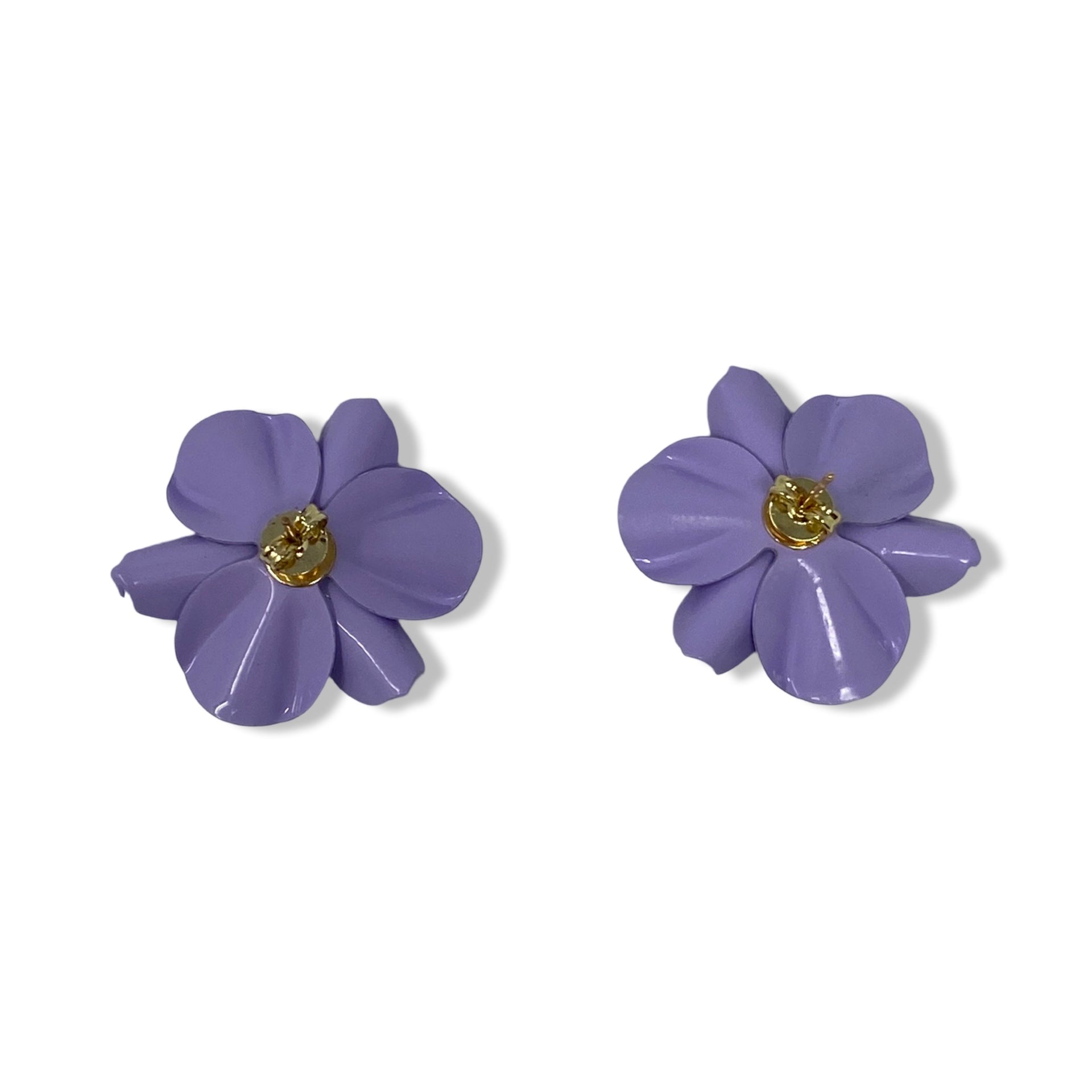 Enamel Flower Earring