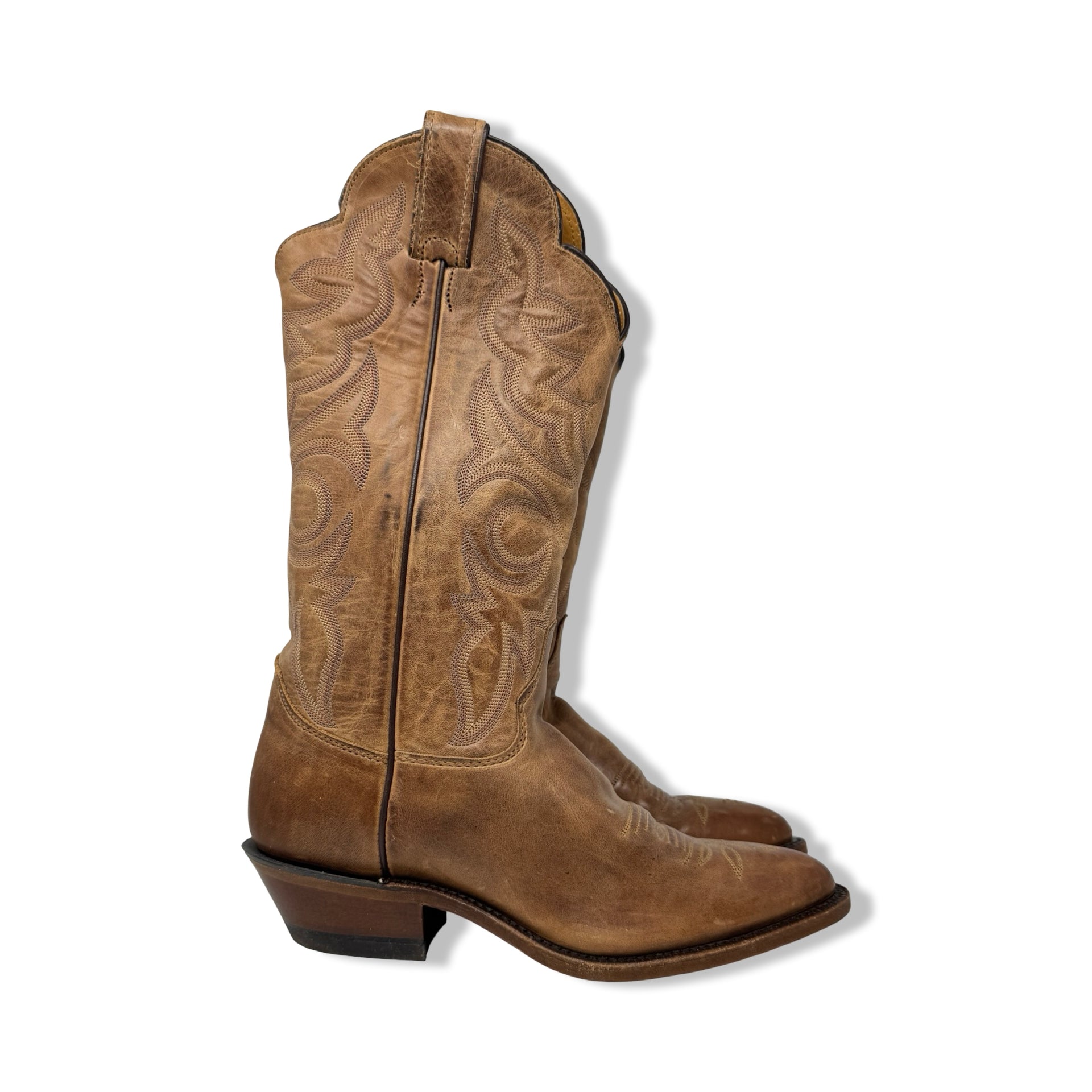 Justin Arizona Mocha Cowboy Boot