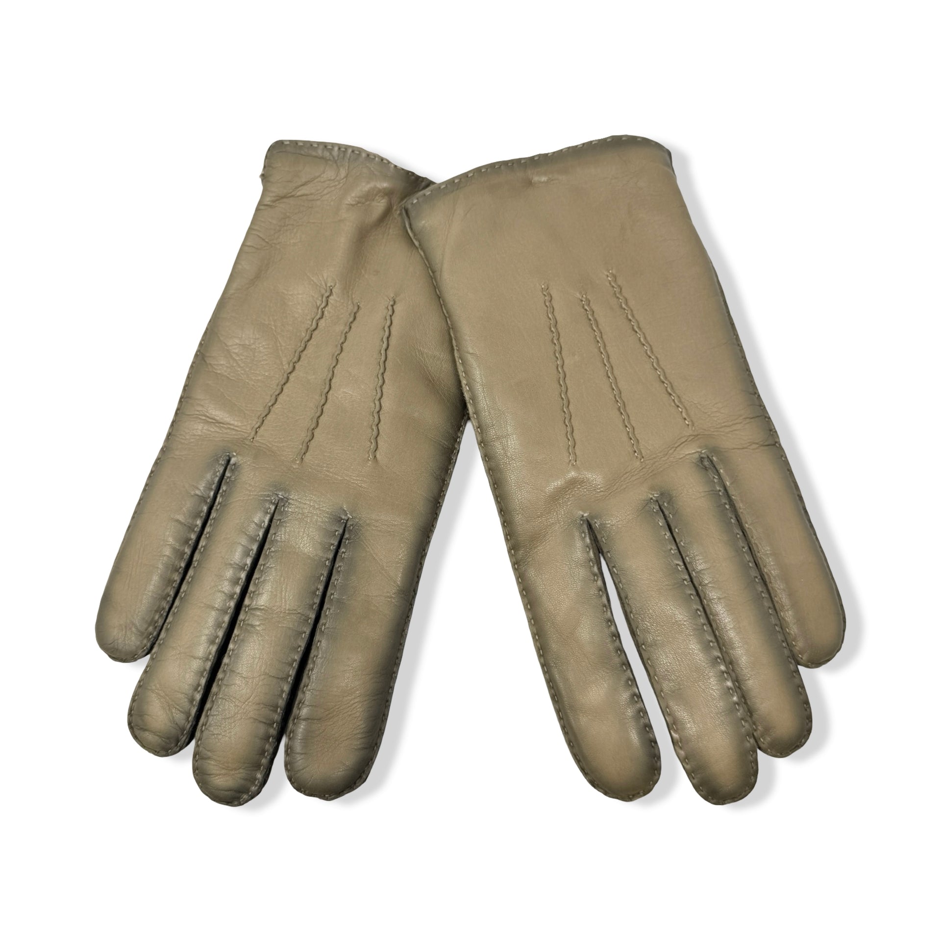 Agnelle Washed Leather Gloves