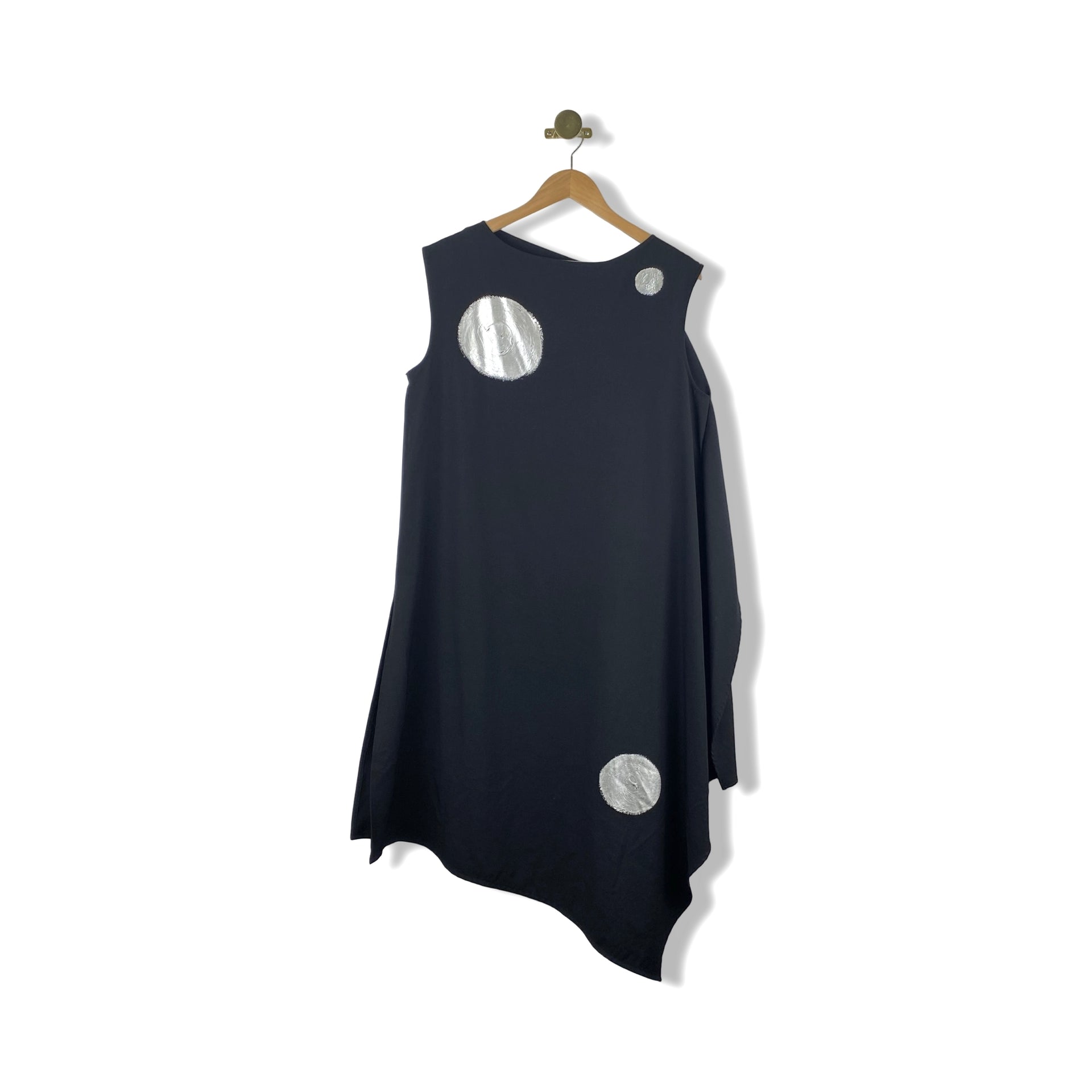 Yohji Yamamoto Painted Polka Dot Dress