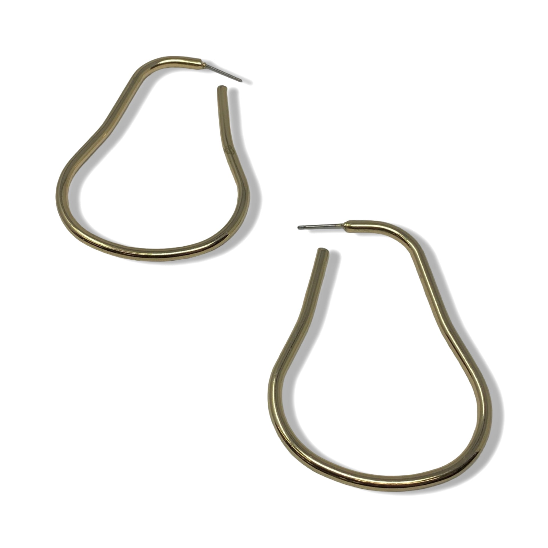 Abstract Open Hoop Earring