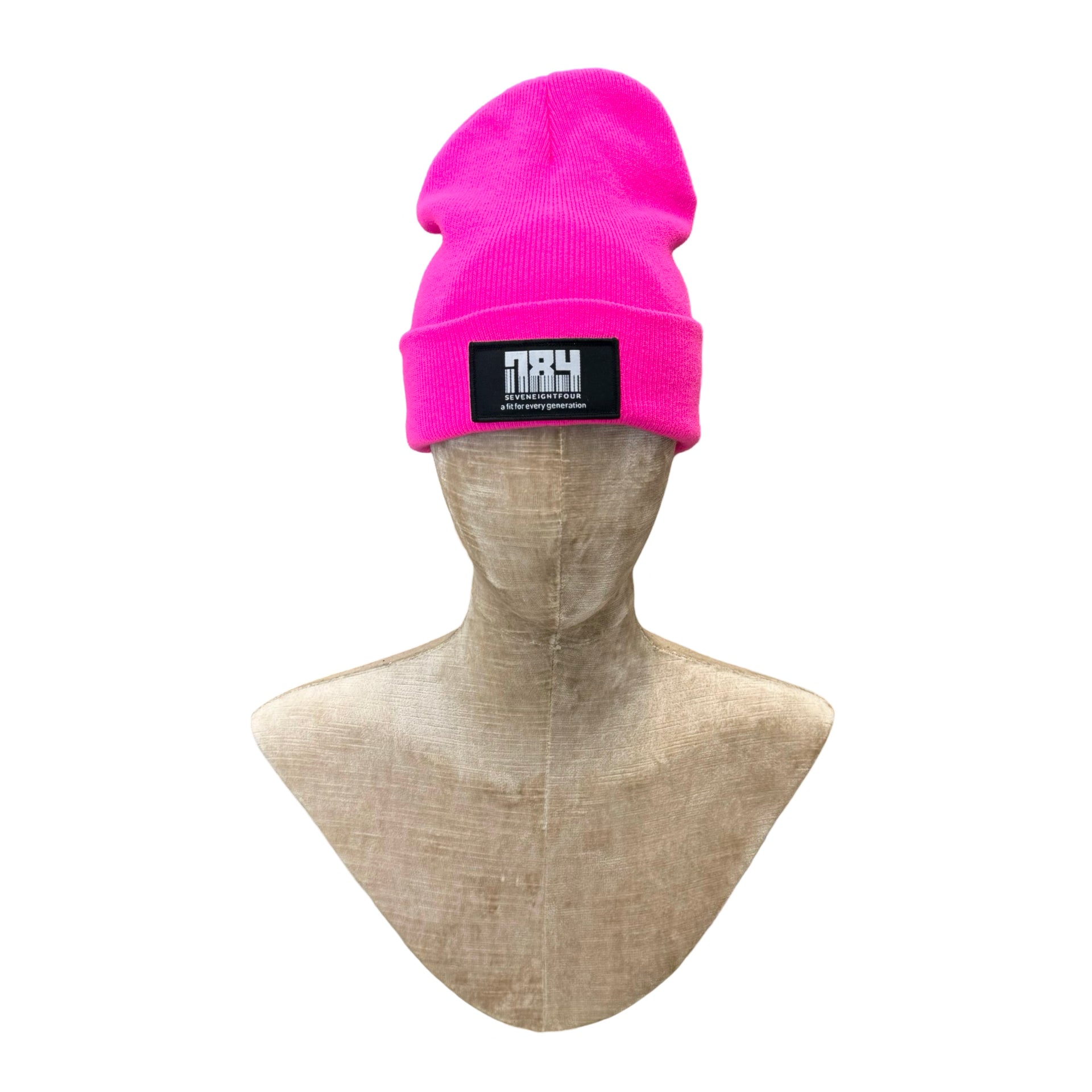 Seven Eight Four Hot Pink Beanie