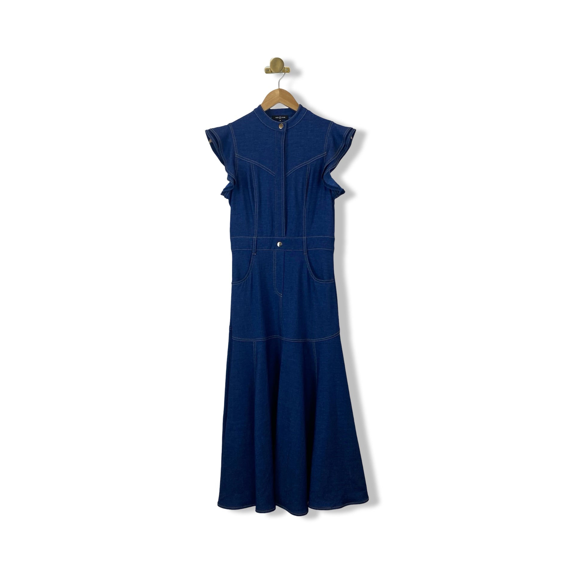 Area Stars Flared Basque Dress