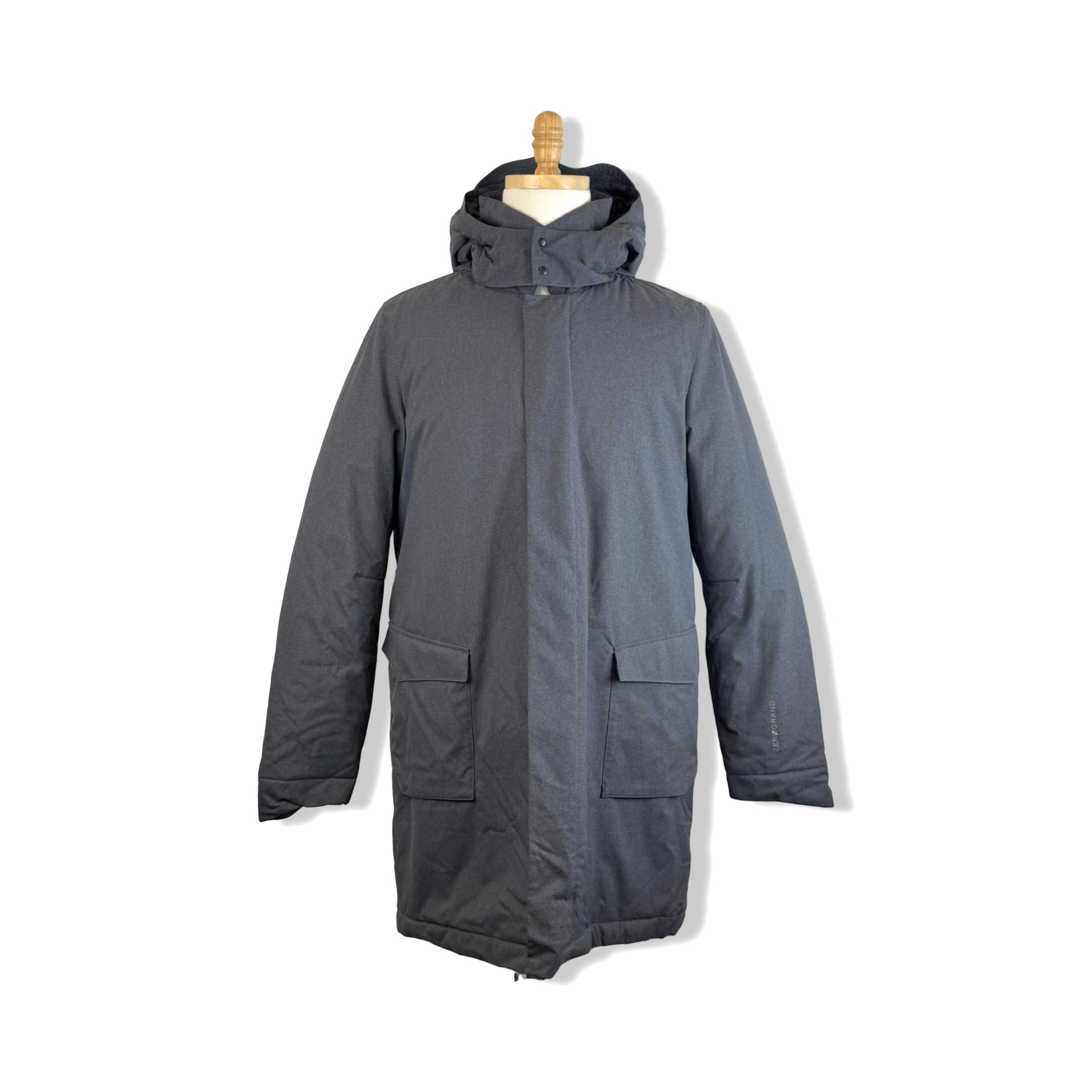 Cole Haan Charcoal Zerogrand Winter City Parka