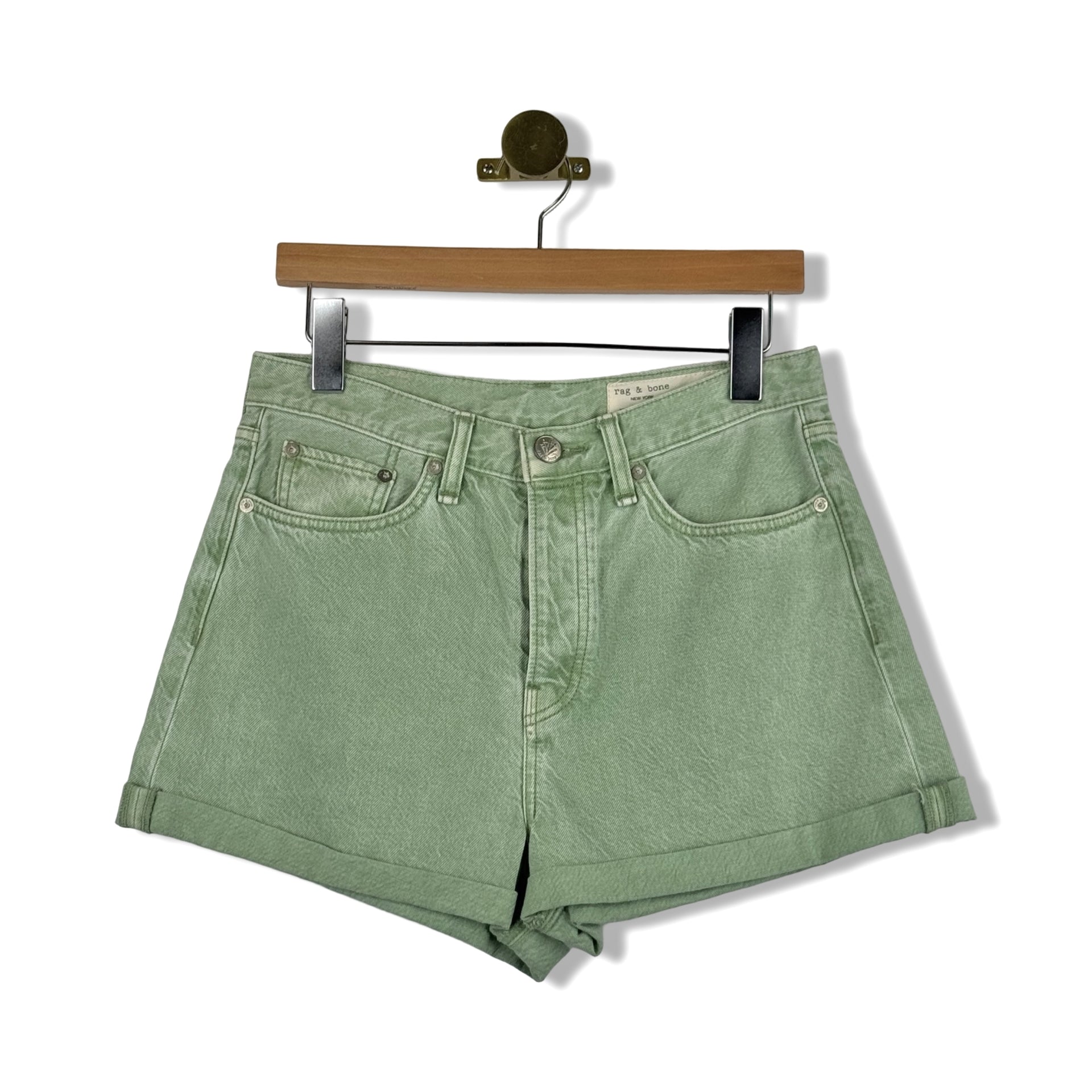 Rag & Bone Maya High-Rise Shorty Short