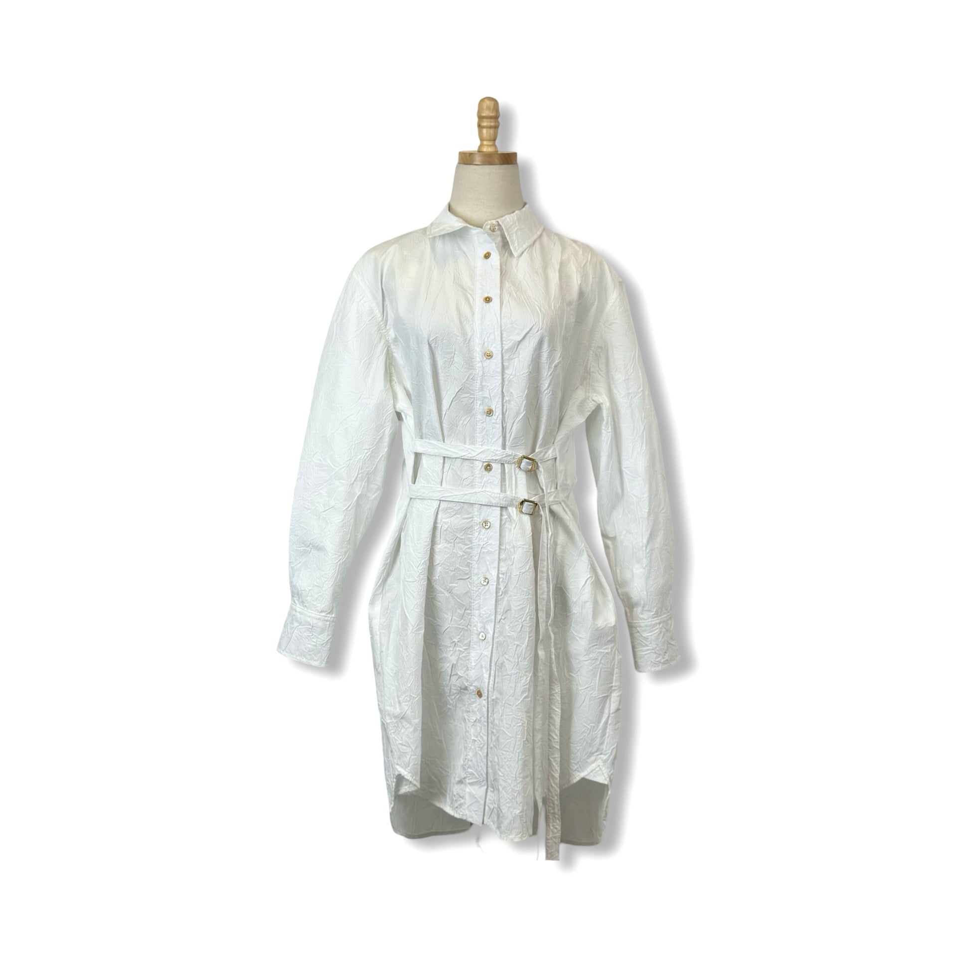 Sies Marjan Silvia Crinkled Poplin Shirt Dress