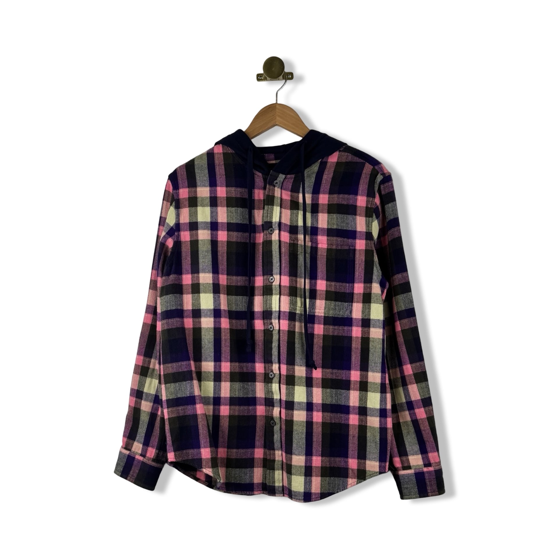 Edgar + Ash Hooded Flannel Shirt