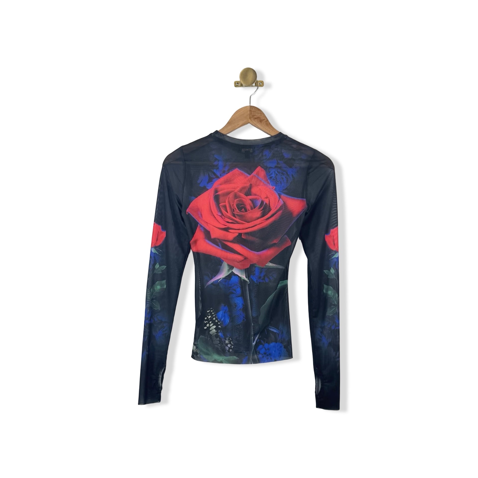 ARFM Mesh Rose Top