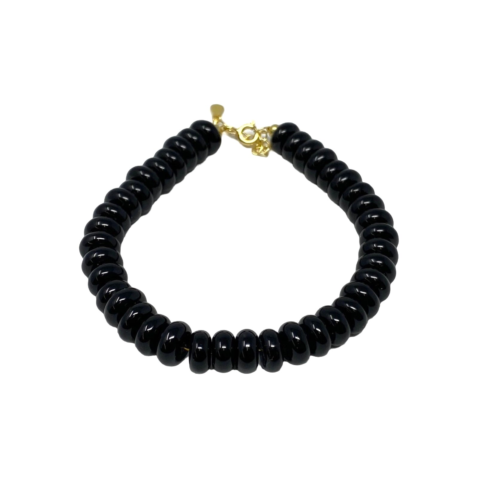 Shashi Black Bead Bracelet