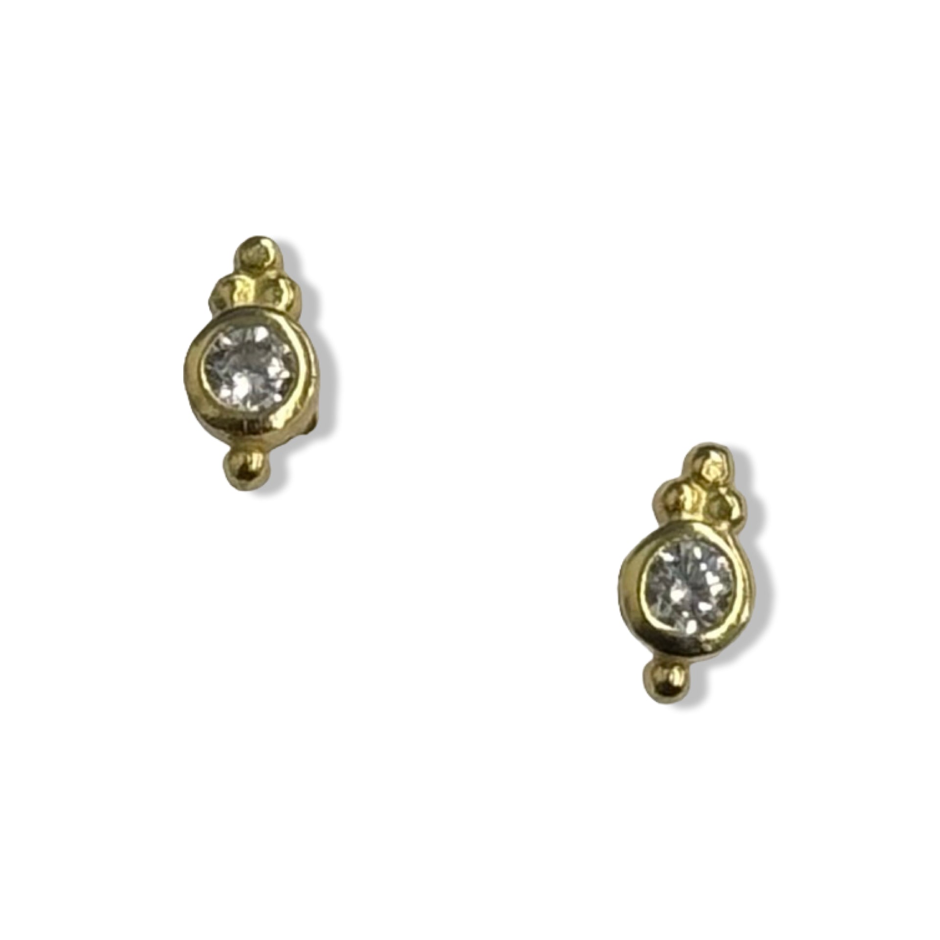 Shashi Four Ball Rhinestone Stud Earring