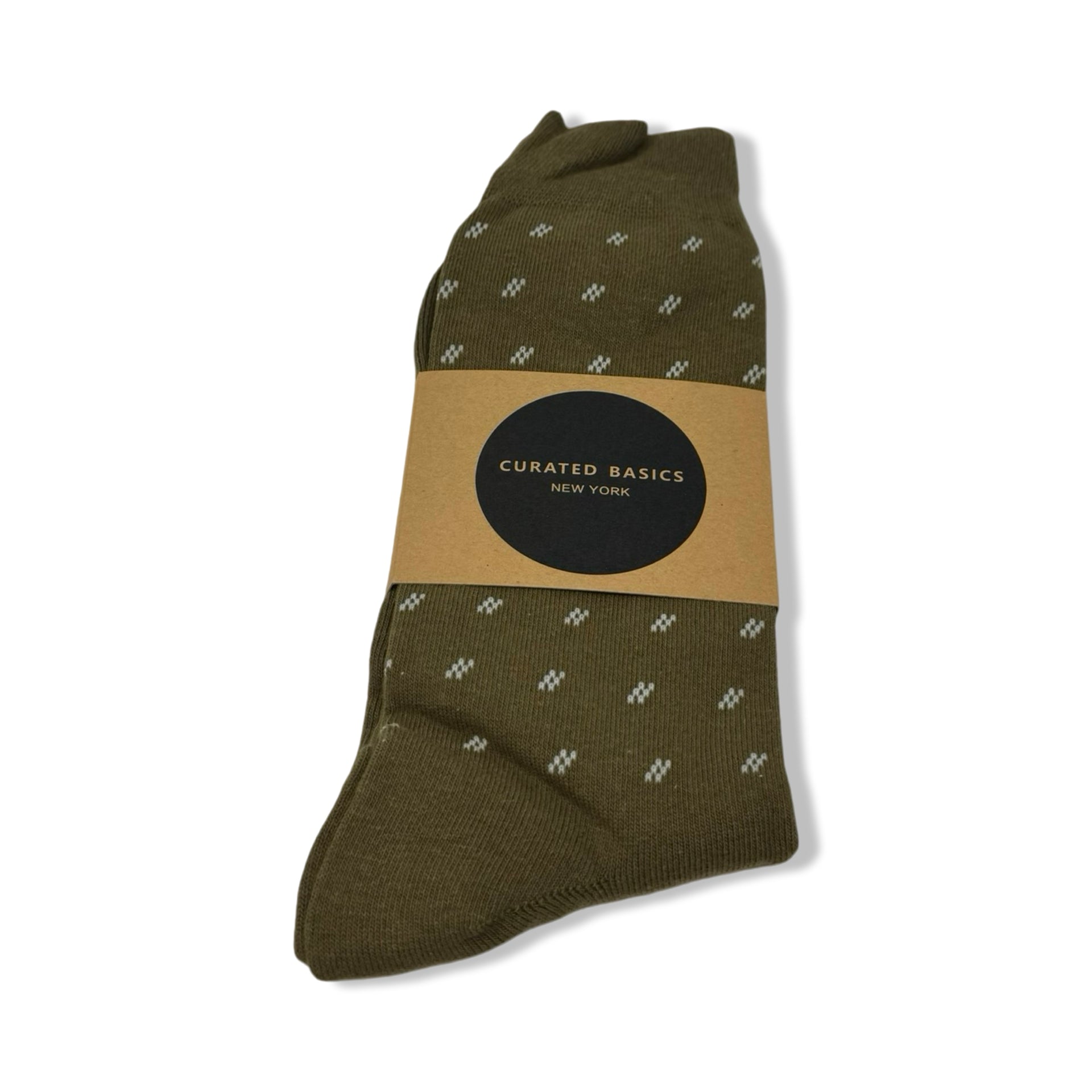 Curated Basics Patterned Calf Socks