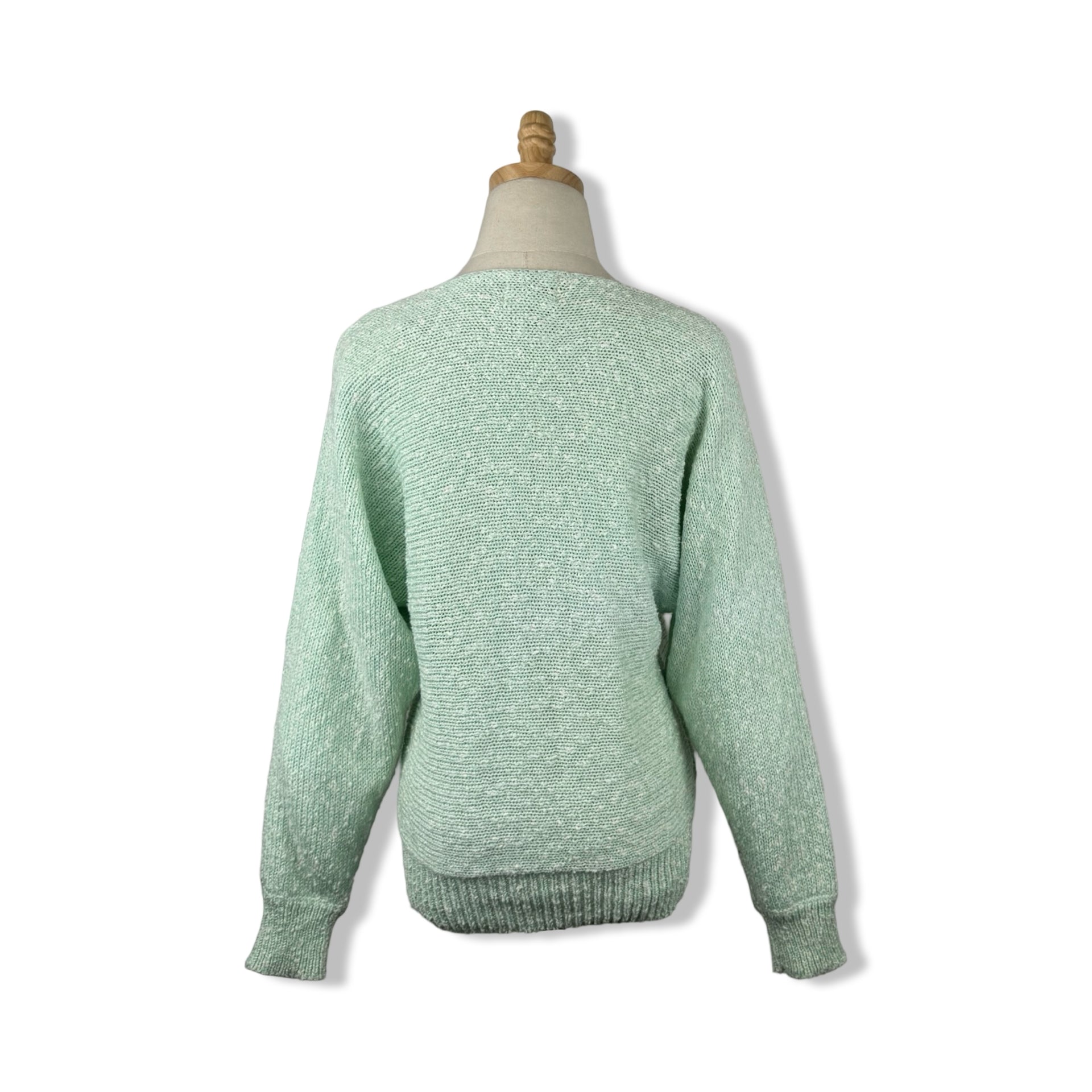 Vintage Plums and Pearls Angora Blend Sweater