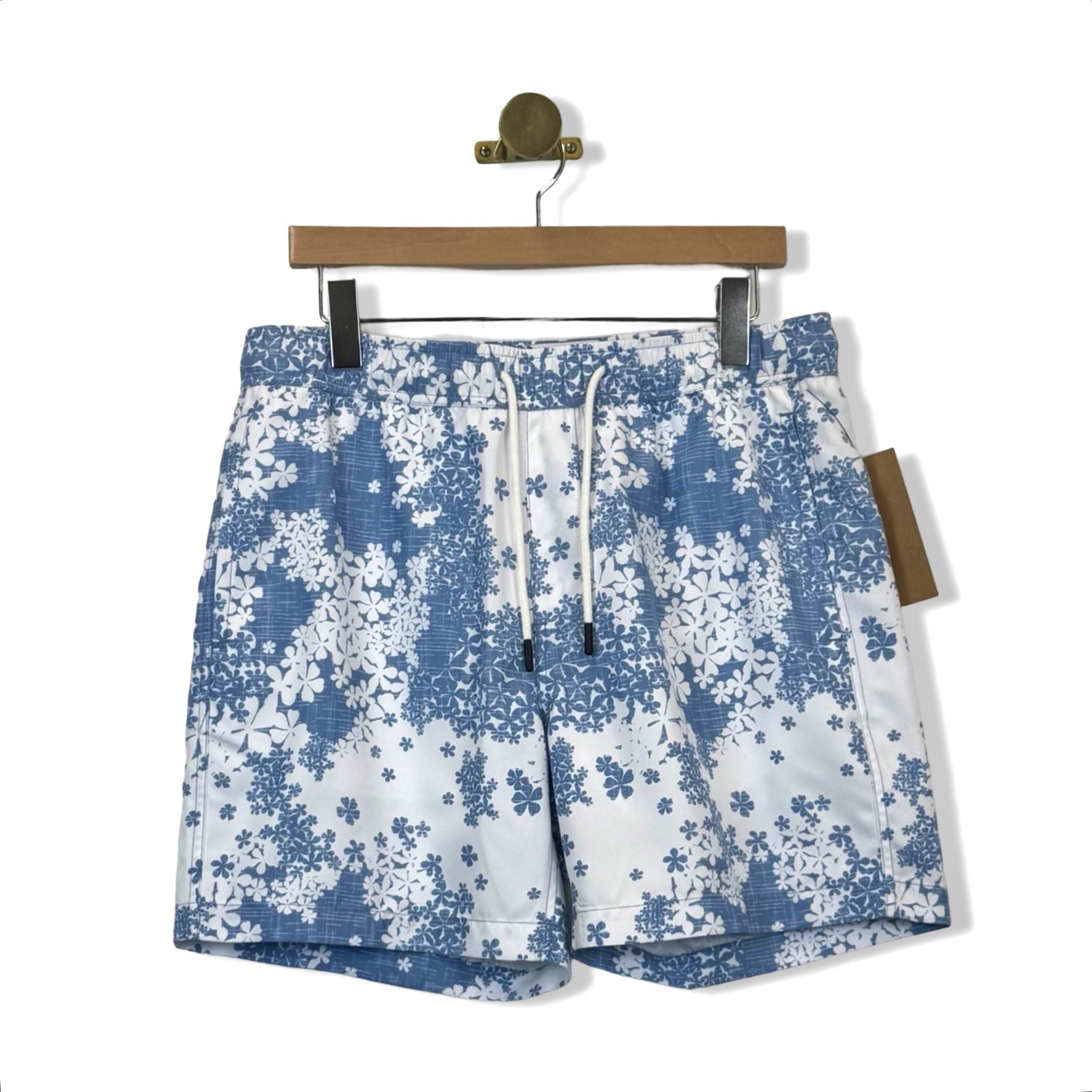 GOODS x Surfside Supply Brilliant Sky Floral Swim Shorts
