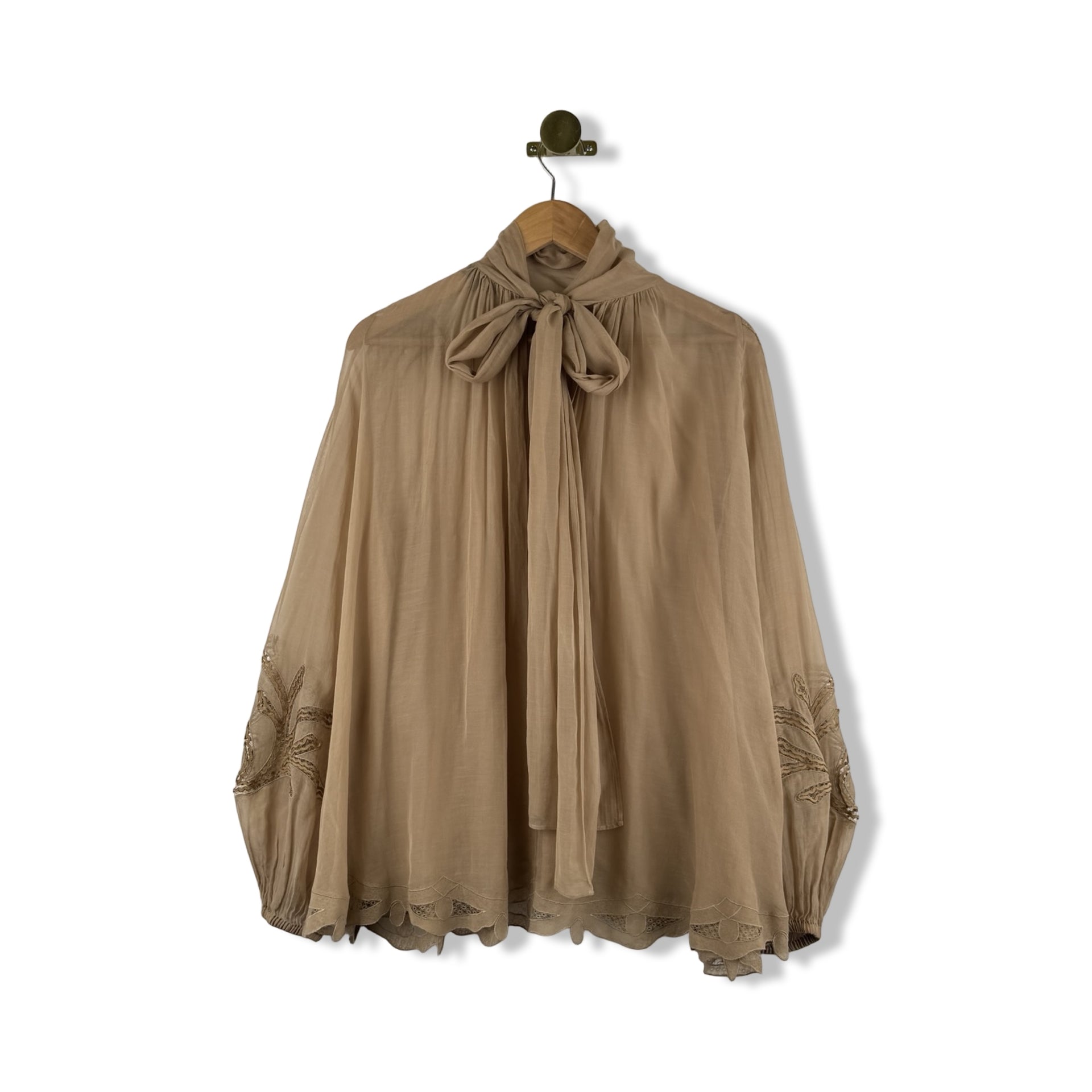 La Perla Lace Sleeve Blouse