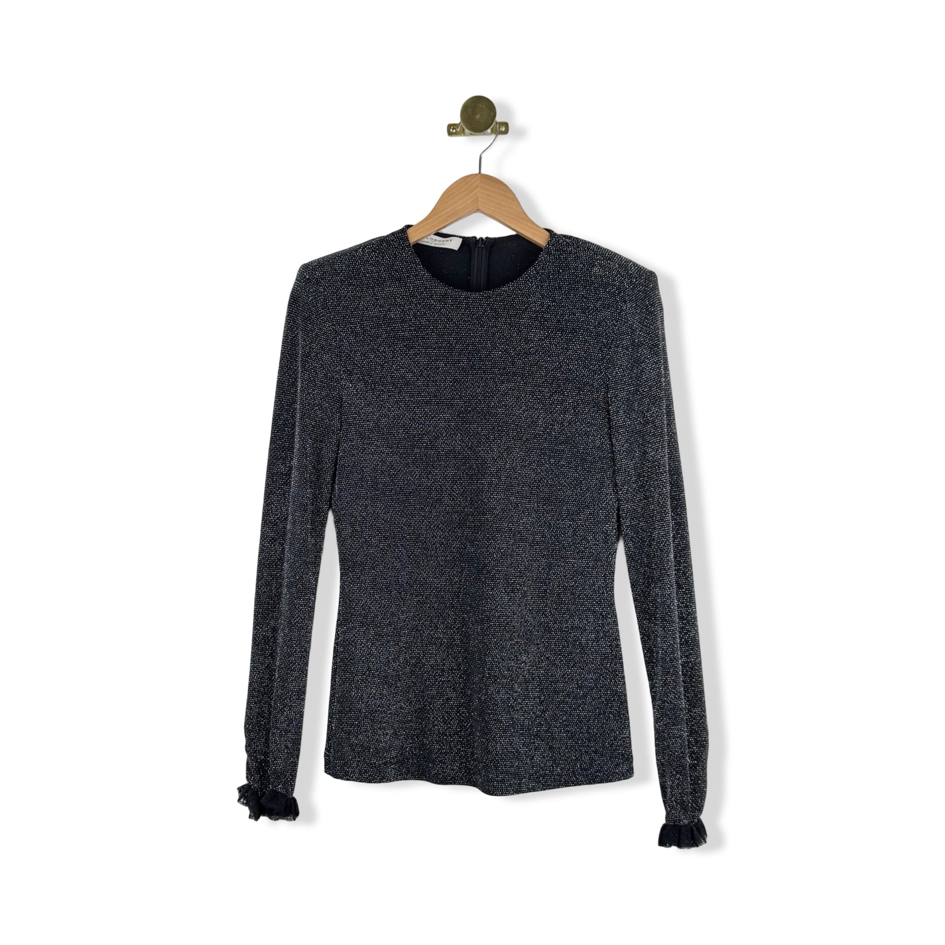 Philosophy Metallic Long Sleeve Top