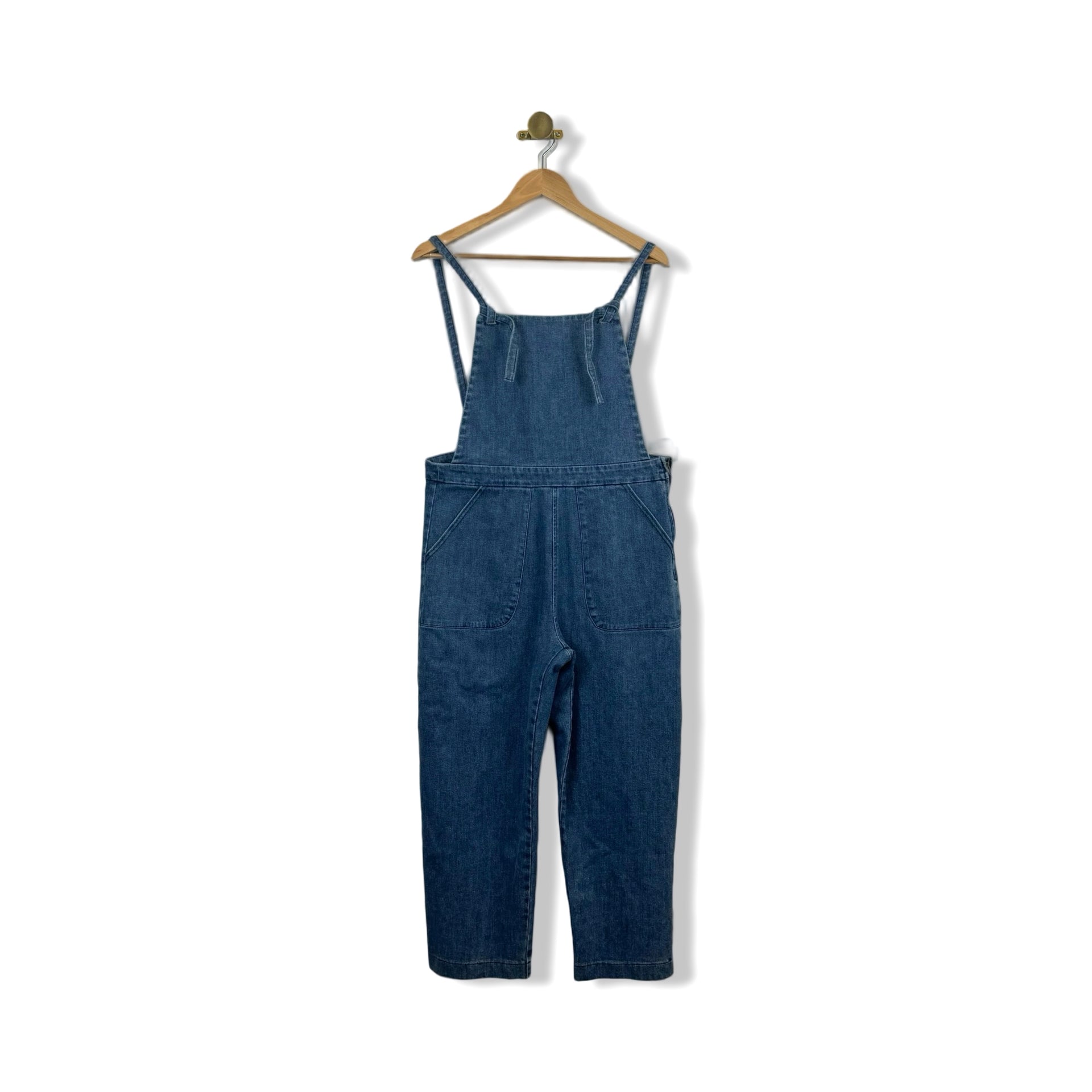 Loup Washed Indigo Knot Overalls